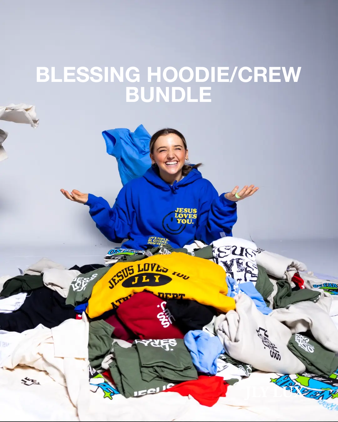 Hoodie/Crewneck (2 For $20) Jesus Loves You