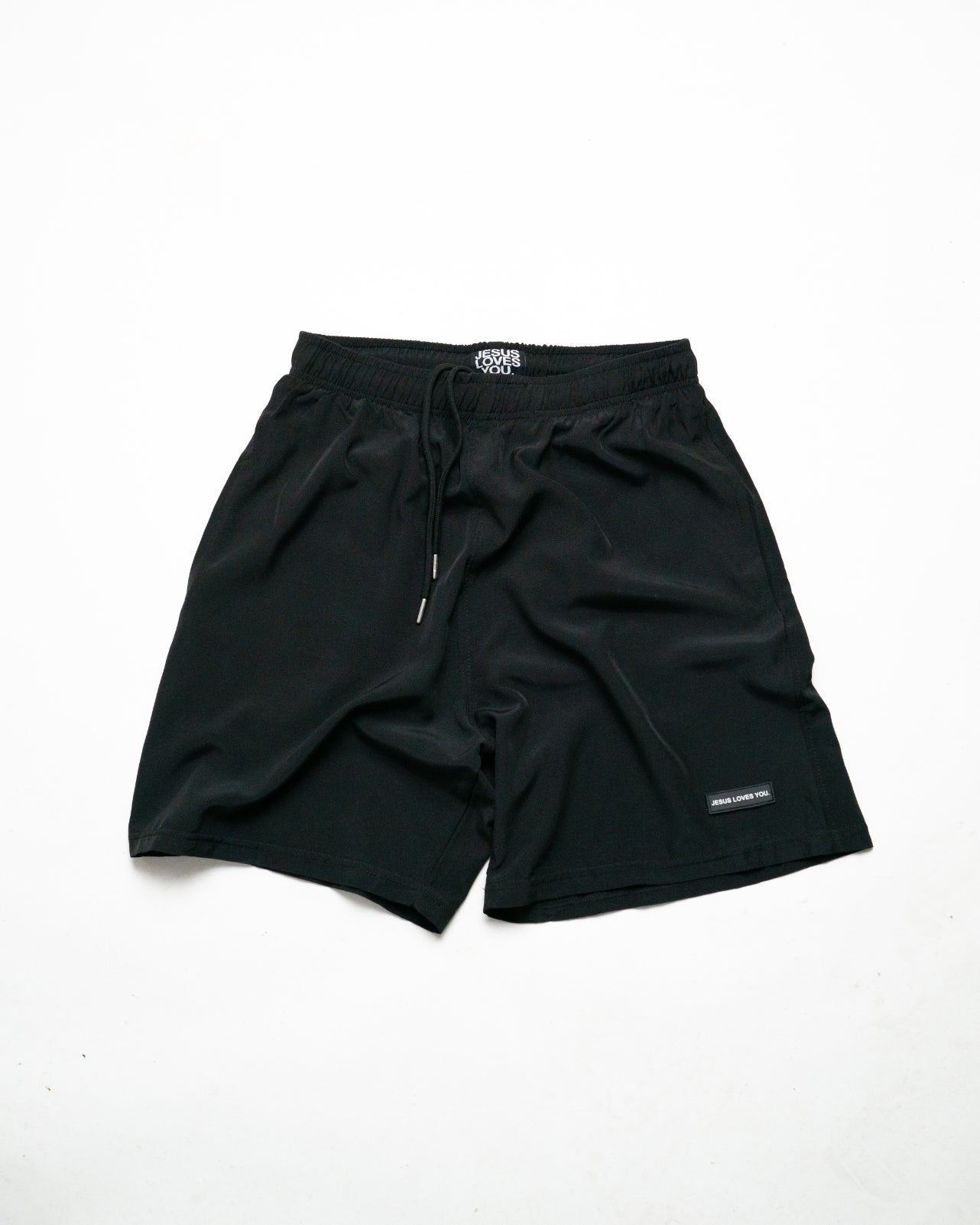 LMTD || Jet Black Running Shorts