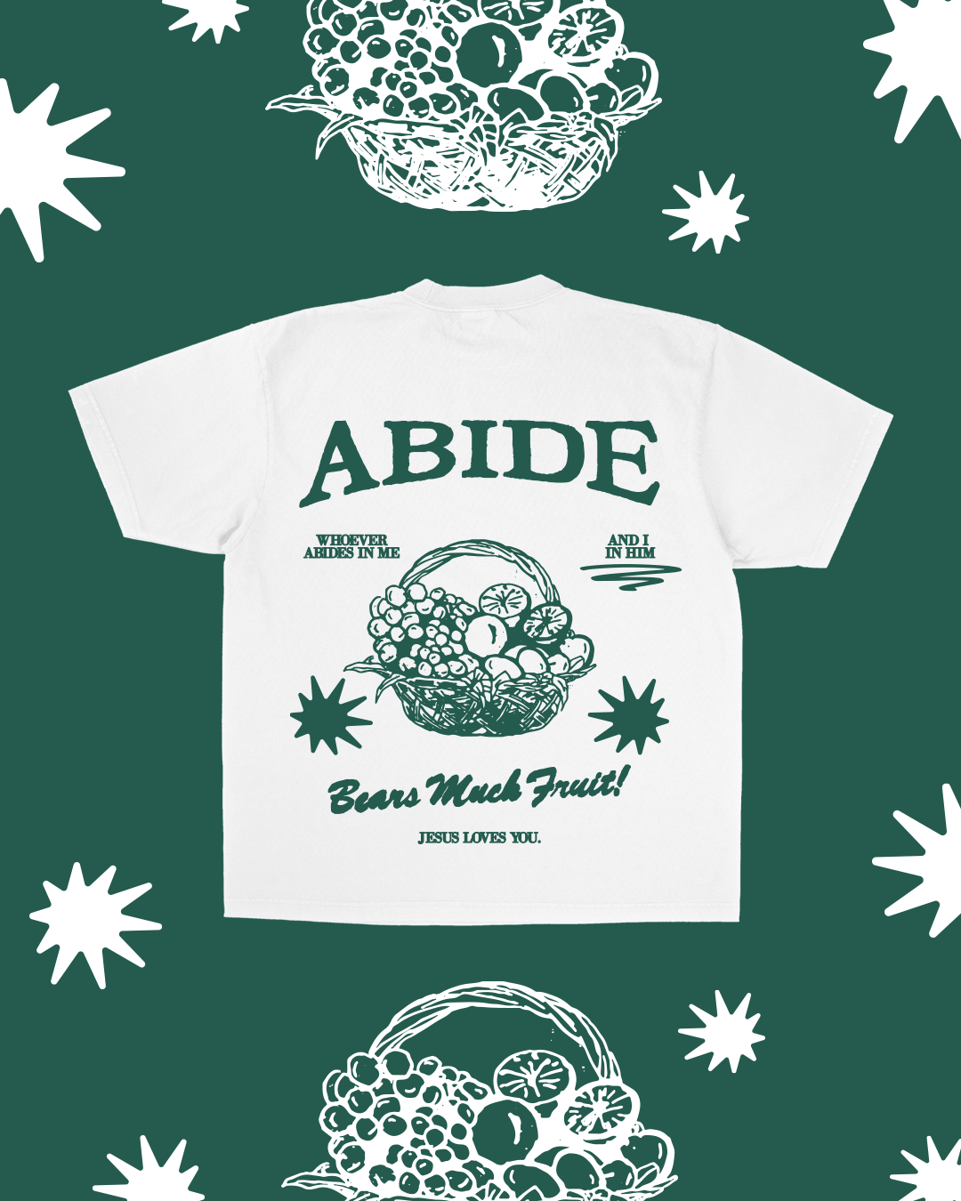 Abide Tee || White