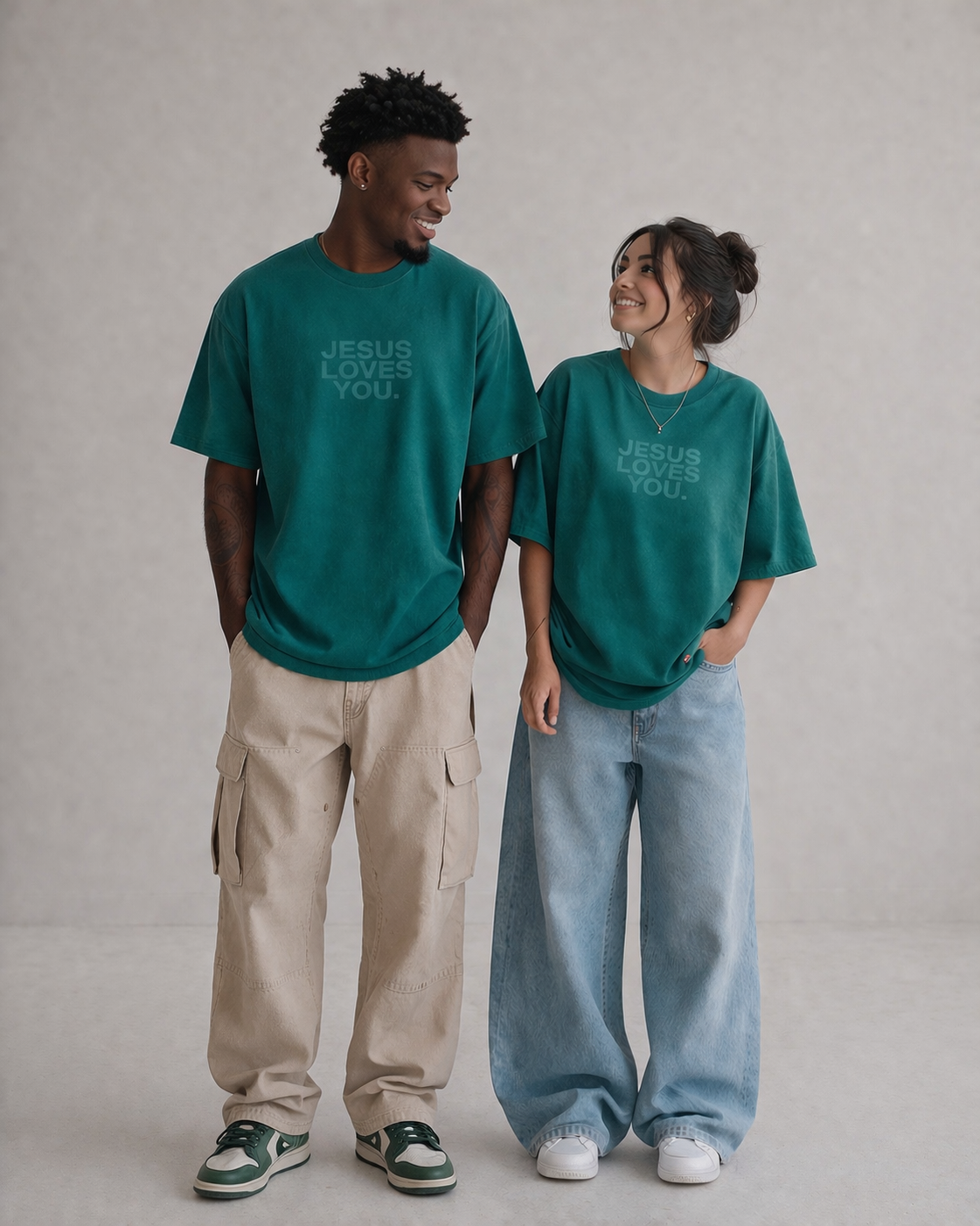 Comfort Colors Logo Tee || Pacific Harbor – Jesus Loves You