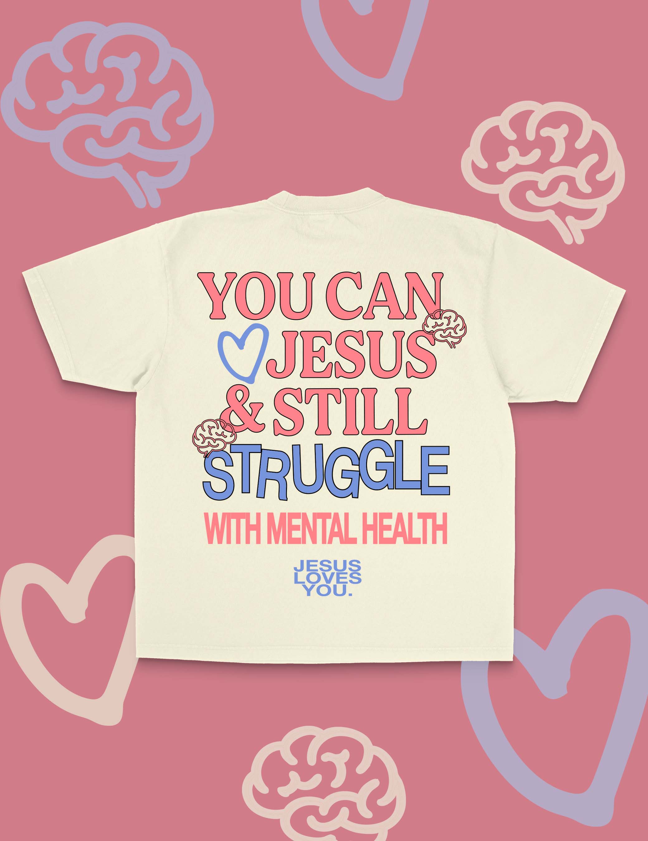 NEW || "Jesus & Mental Health" Tee