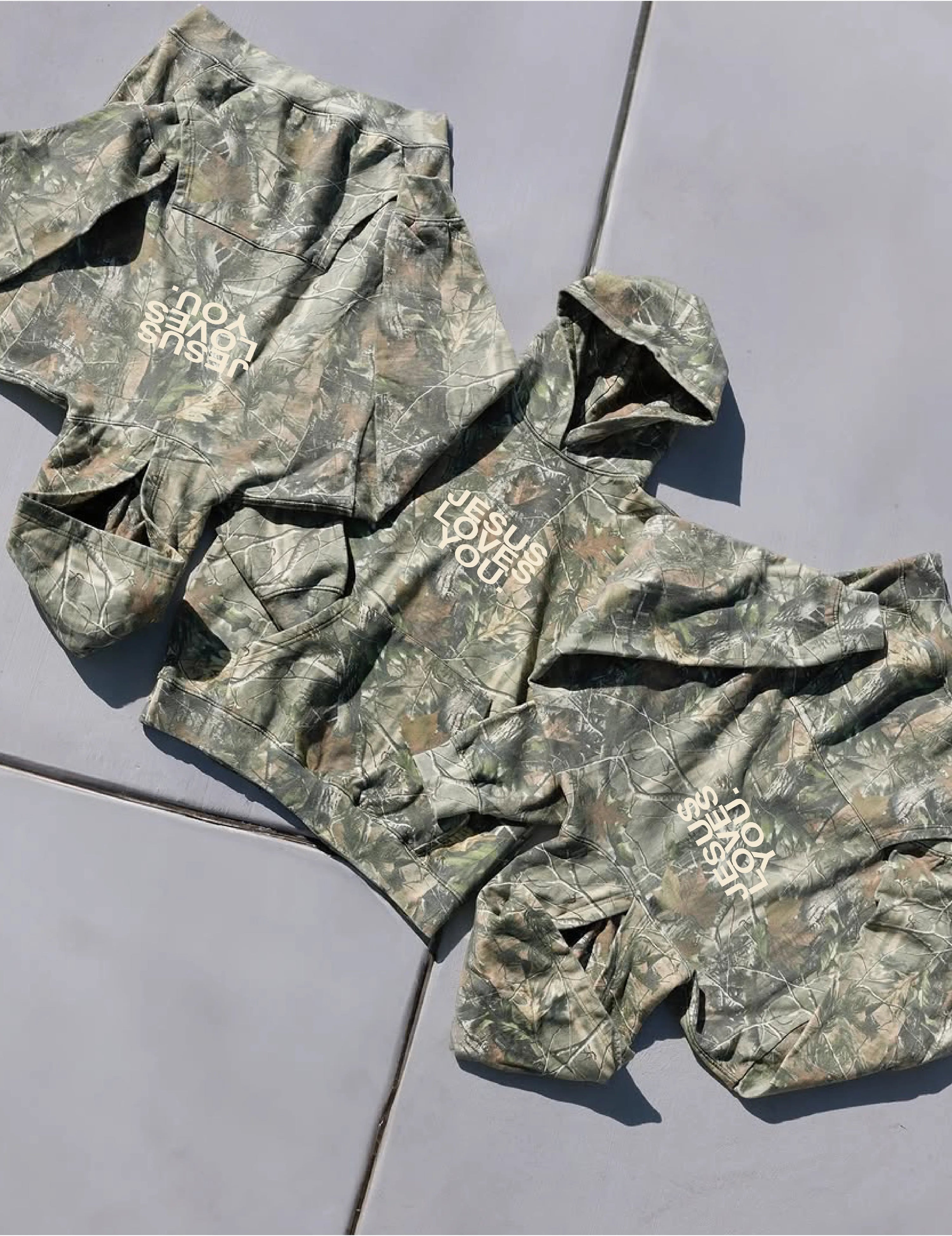 LMTD || Heavyweight Camo Hoodie || 14 Oz. {Pre - Order} - | Jesus Loves You