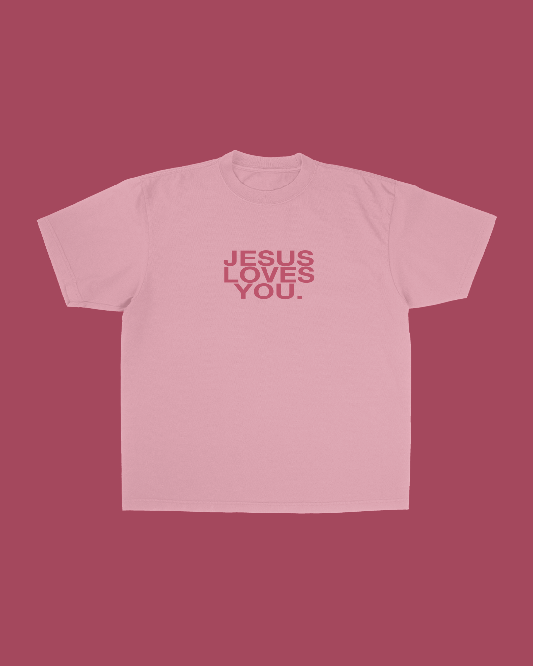 NEW || Pink Clay Logo Tee