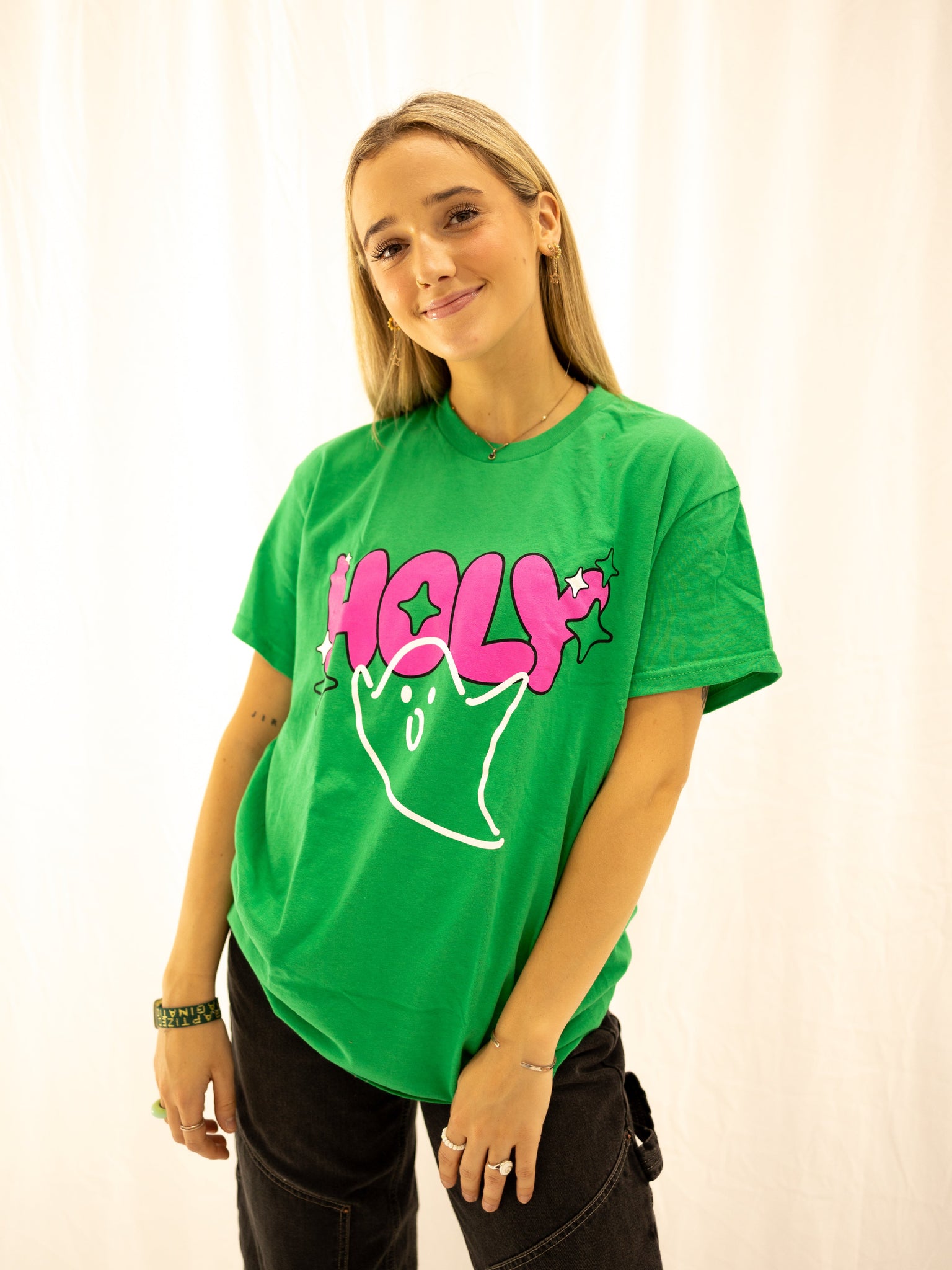 "Holy Ghost" Tee || Kelly Green