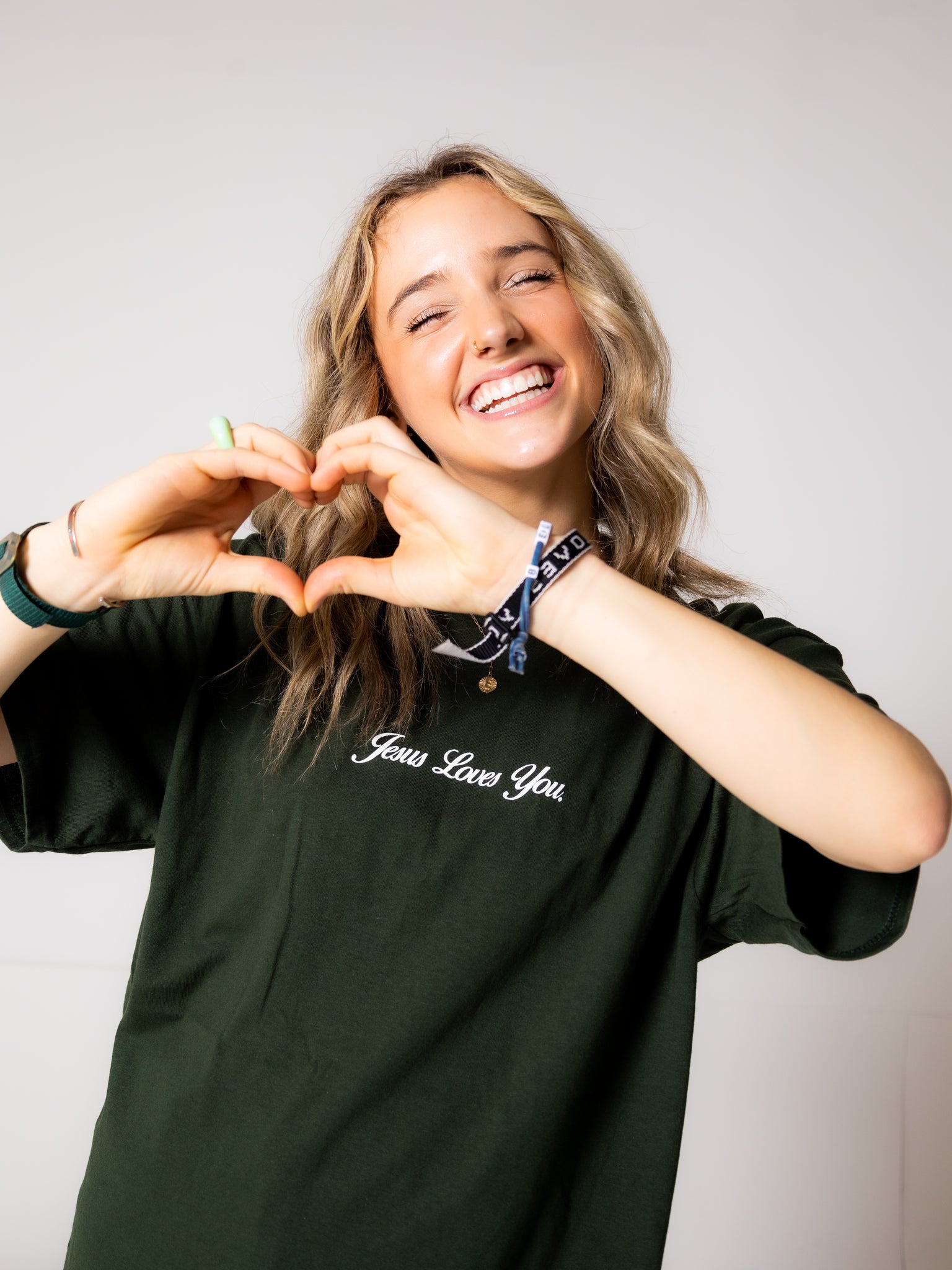 "Madly In Love" Forest Green Tee