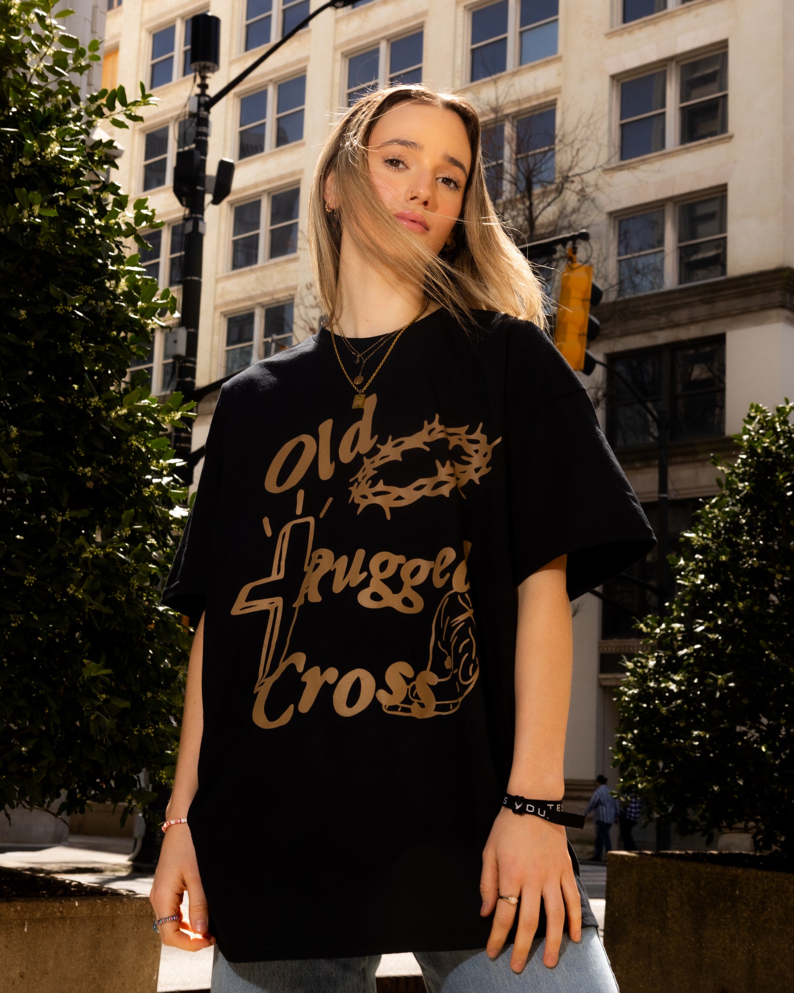 "Old Rugged Cross" Tee || Copper Print