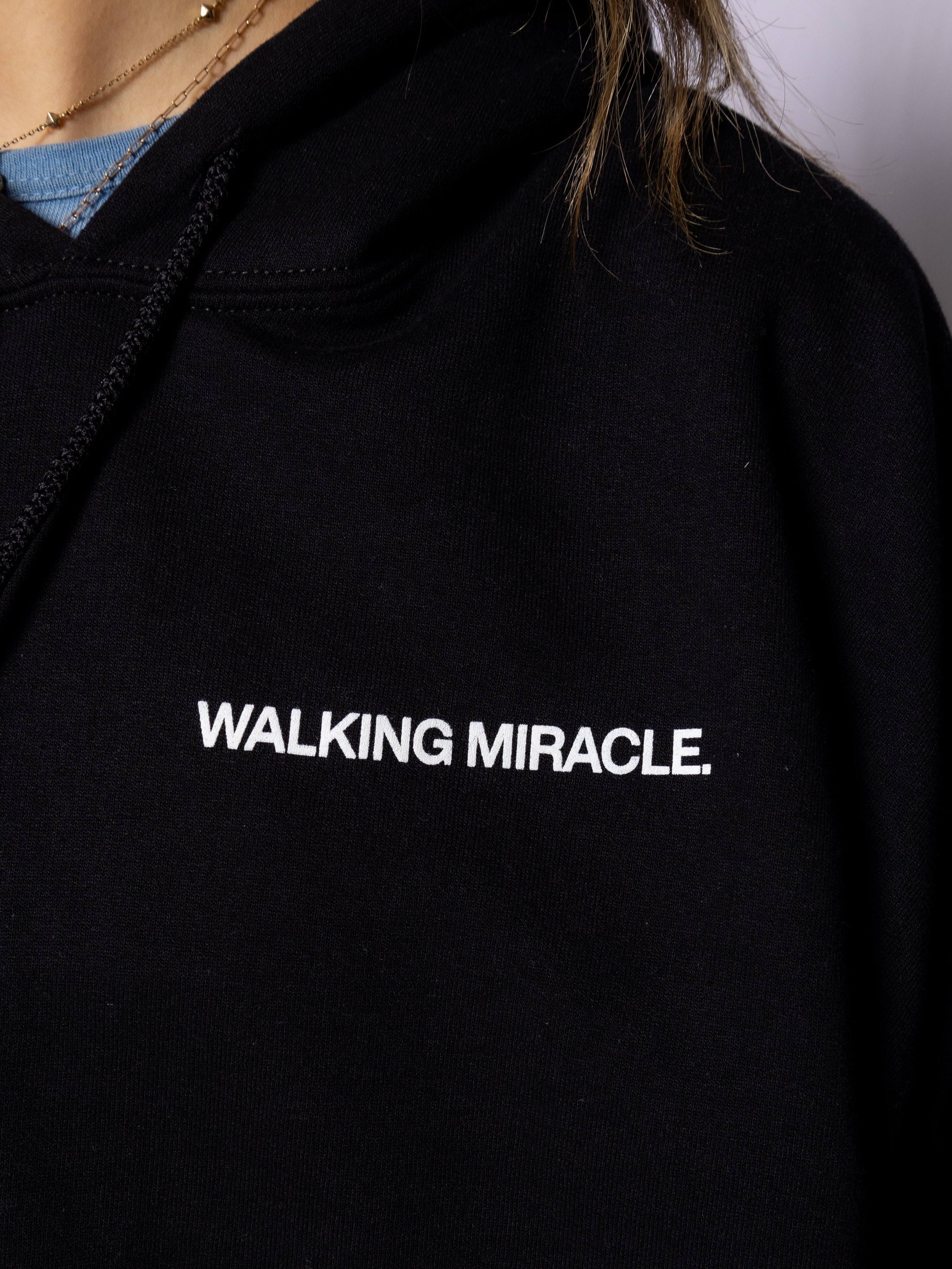 "Miracles" Hoodie || Jet Black