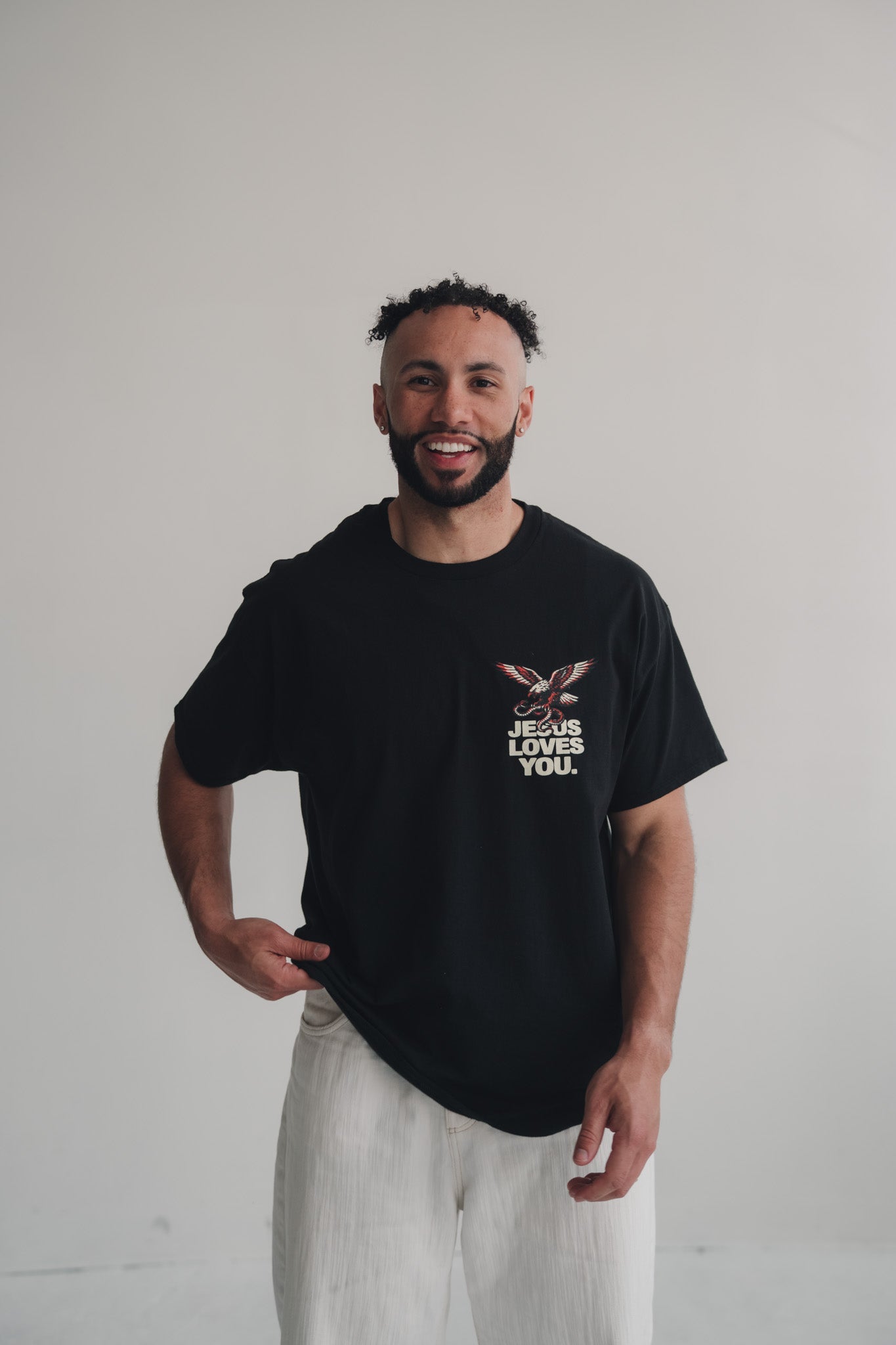 NEW || "Death, Where Is Your Sting" Tee Jesus Loves You