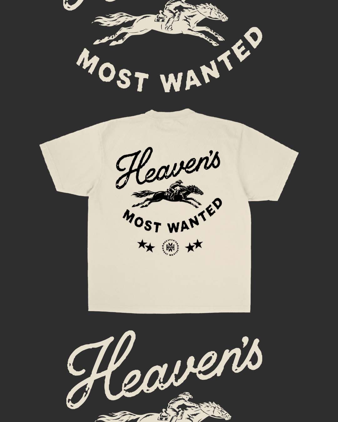 NEW || "Heaven's Most Wanted" Tee