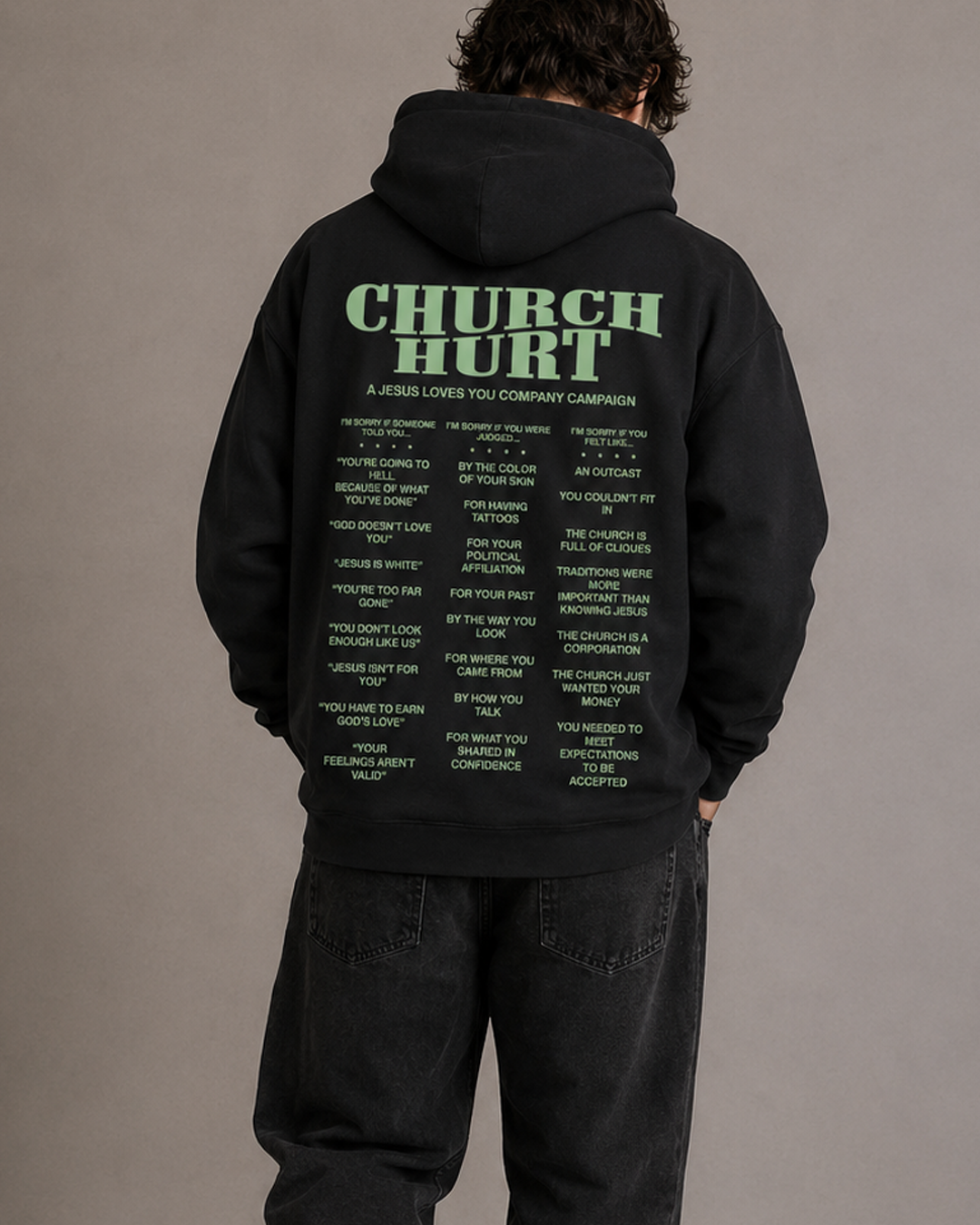 "Church Hurt Collection" || Statement Hoodie