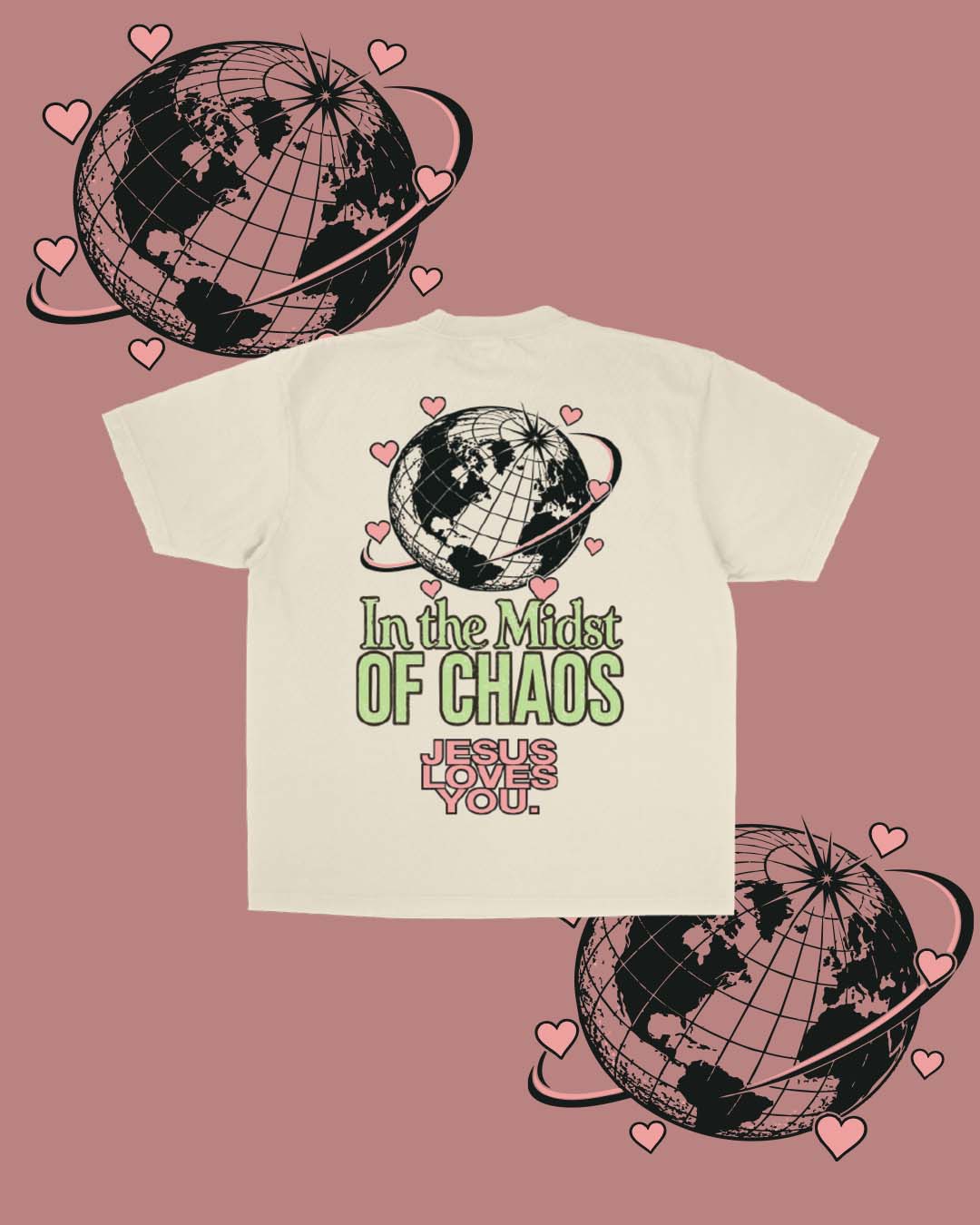 NEW || "In The Midst Of Chaos" Tee