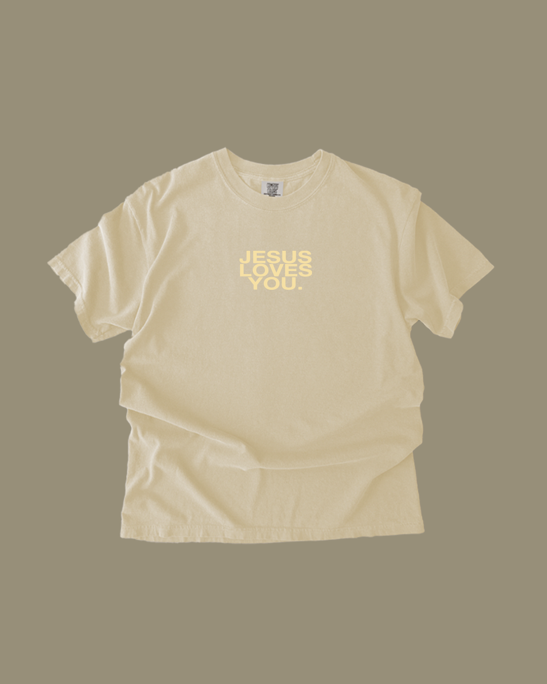 Comfort Colors Logo Tee || Buttercream {Pre-Order}