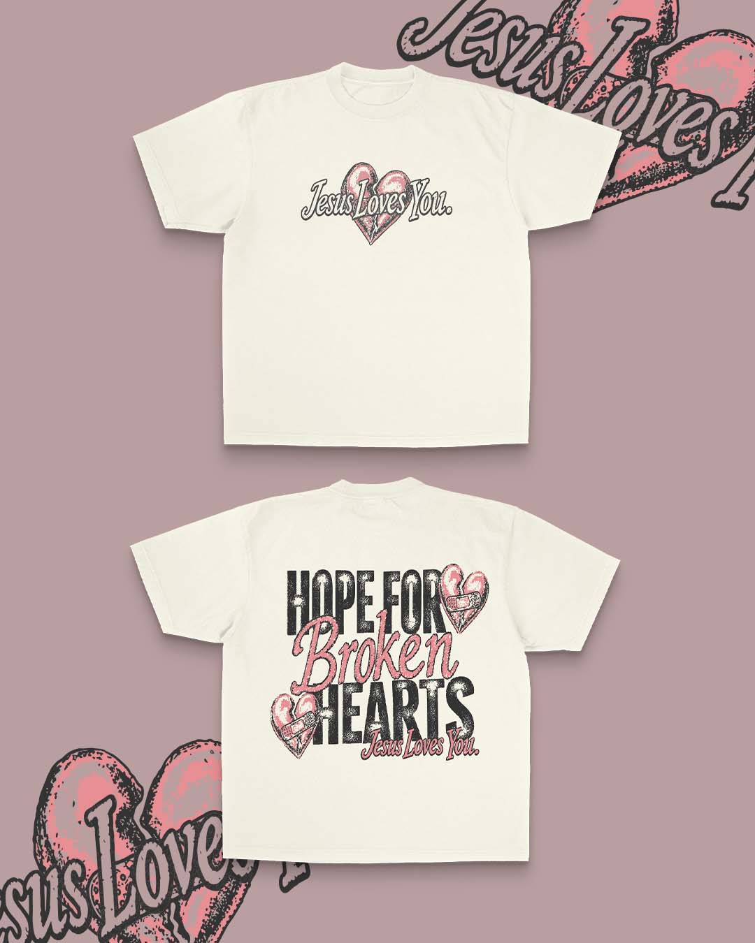 NEW || "Hope For Broken Hearts" Comfort Colors Tee