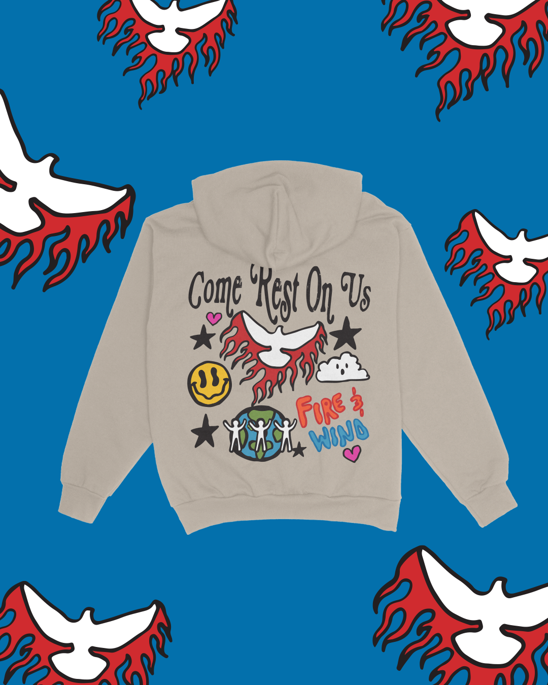 "Come Rest On Us" Hoodie Jesus Loves You