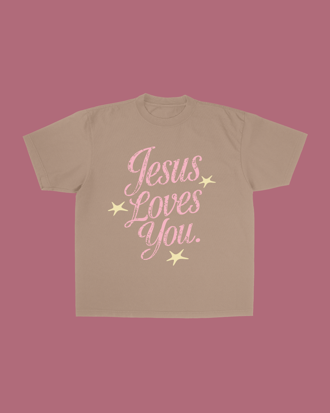 NEW || "Work In Progress" Tee Jesus Loves You