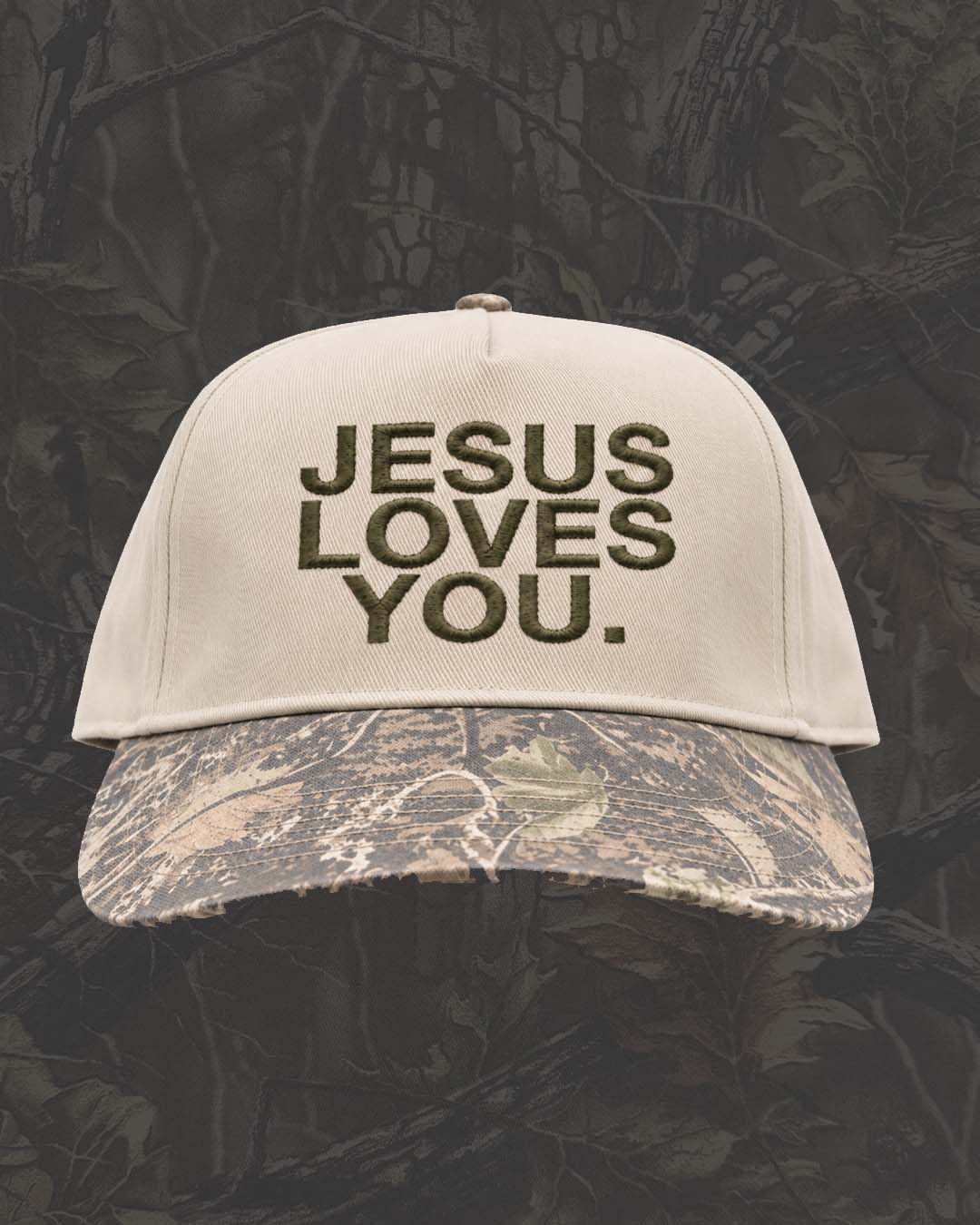 NEW || Embroidered Camo Logo Hat