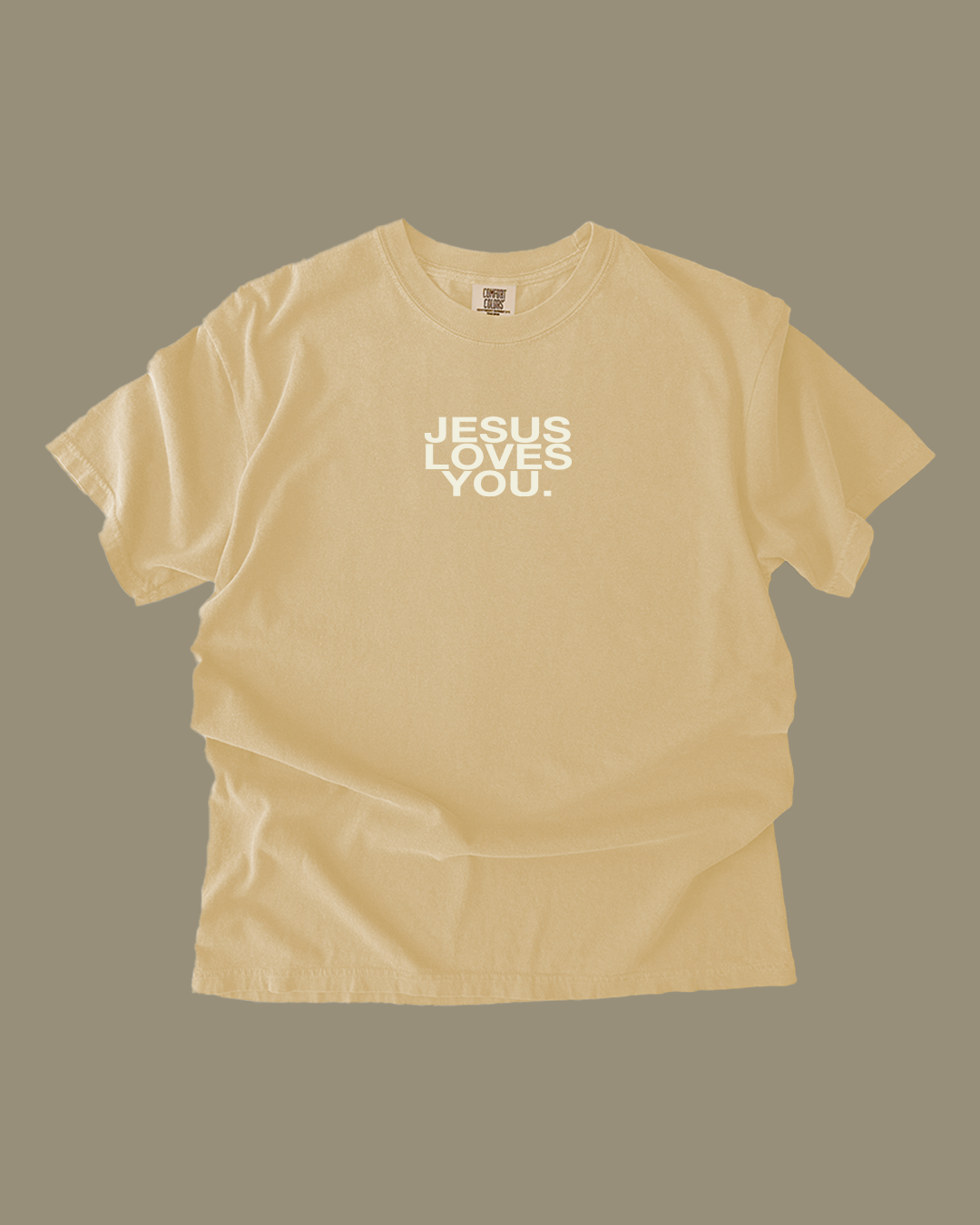 Comfort Colors Logo Tee || Buttercream {Ready To Ship}