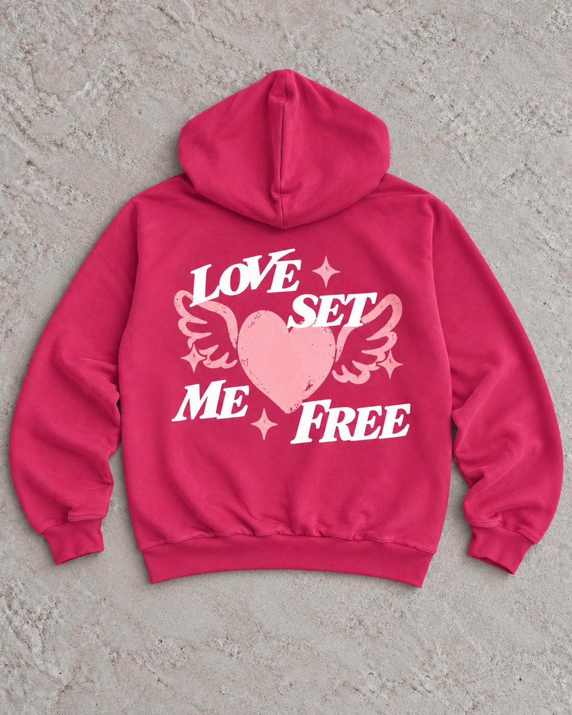 NEW || "Love Set Me Free" Hoodie Jesus Loves You