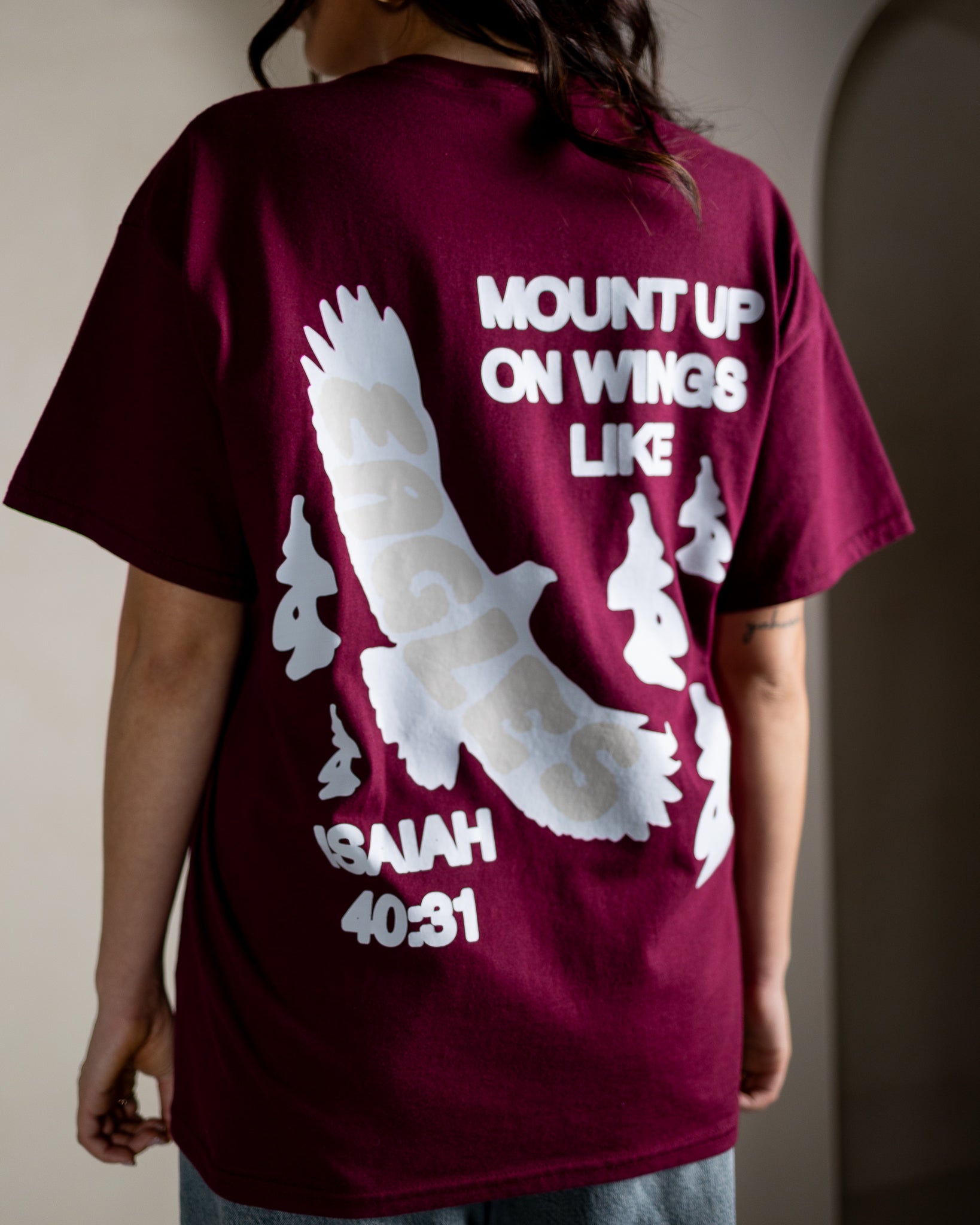 BF Exclusive ||"Wings Like Eagles" Tee