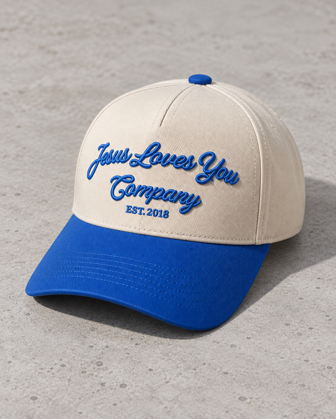 NEW || "Varsity Script Hat" Premium Puff Embroidered Hat JLY Limited
