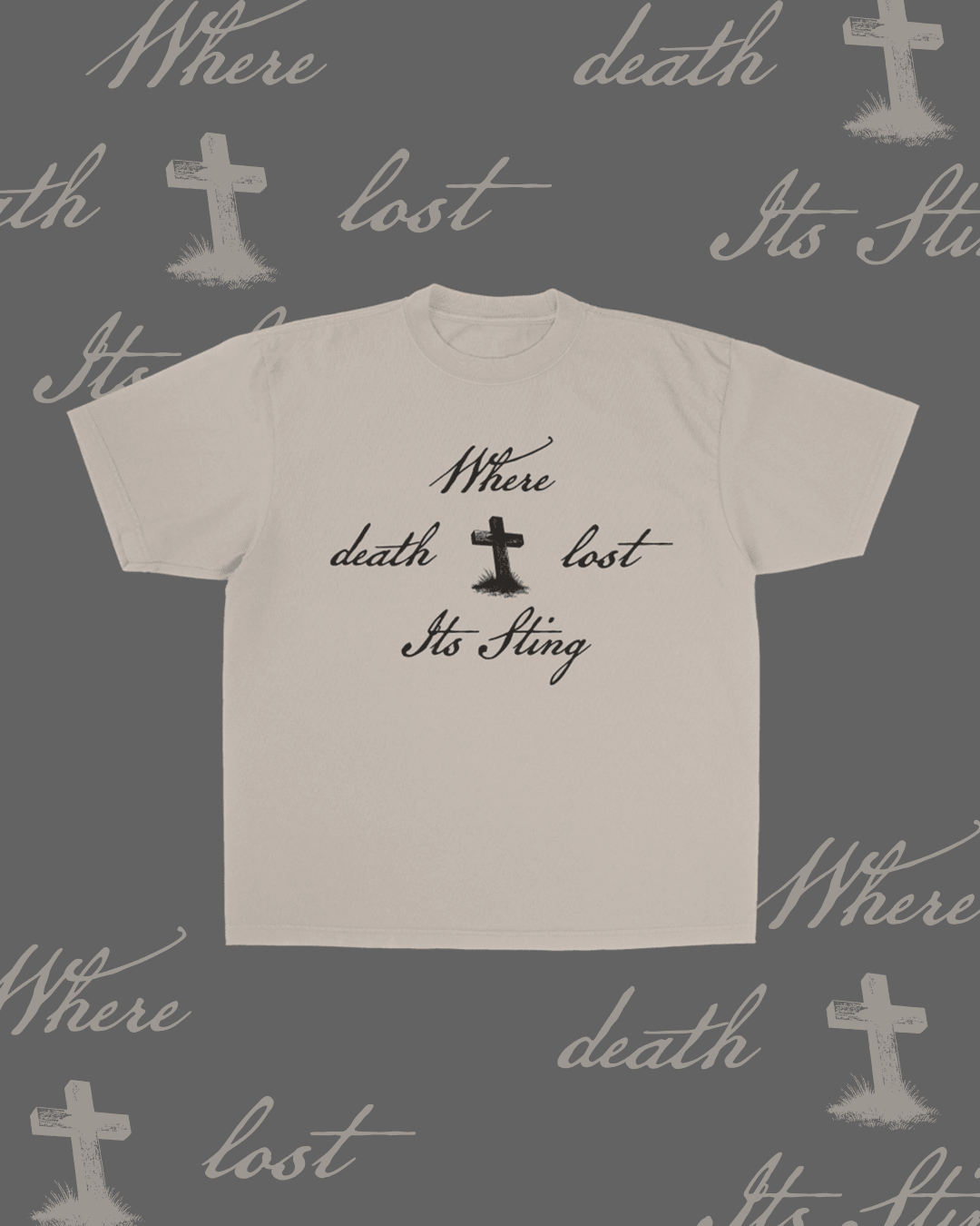 LMTD || When Death Lost It's Sting || 7.5 OZ. - SS T-Shirt | Jesus Loves You