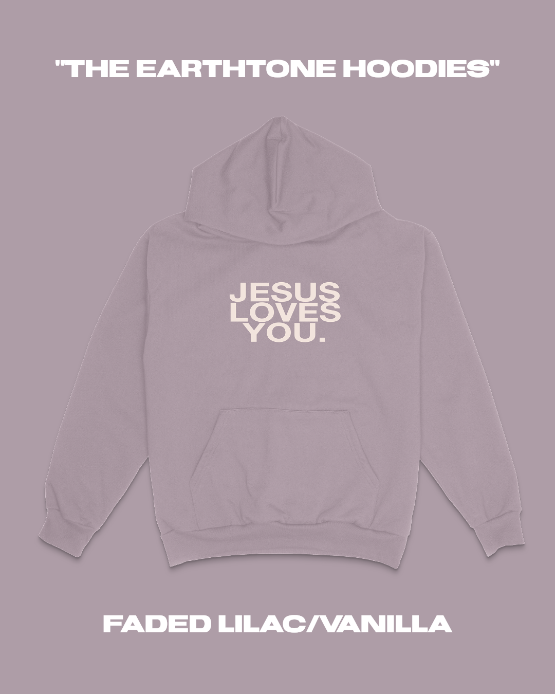 "The Earthtone Hoodies" - Faded Lilac/Vanilla (Pre-Order)