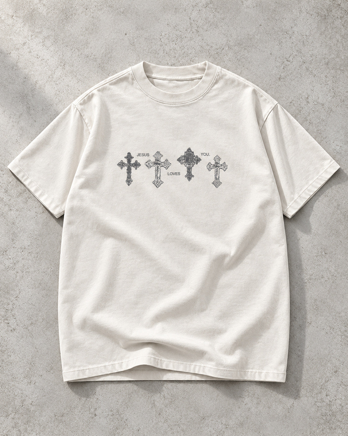 LMTD || "Galatians 6:14" || Heavyweight Oversized Tee JLY Limited