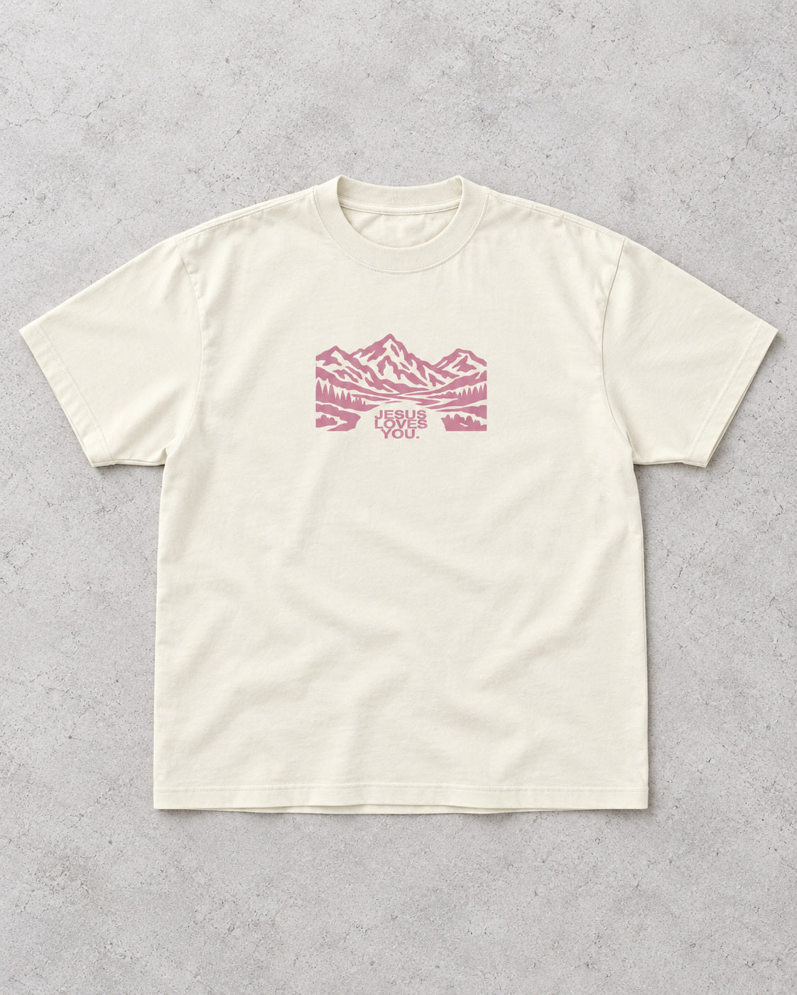 NEW || "Hills & Valleys" Tee Jesus Loves You