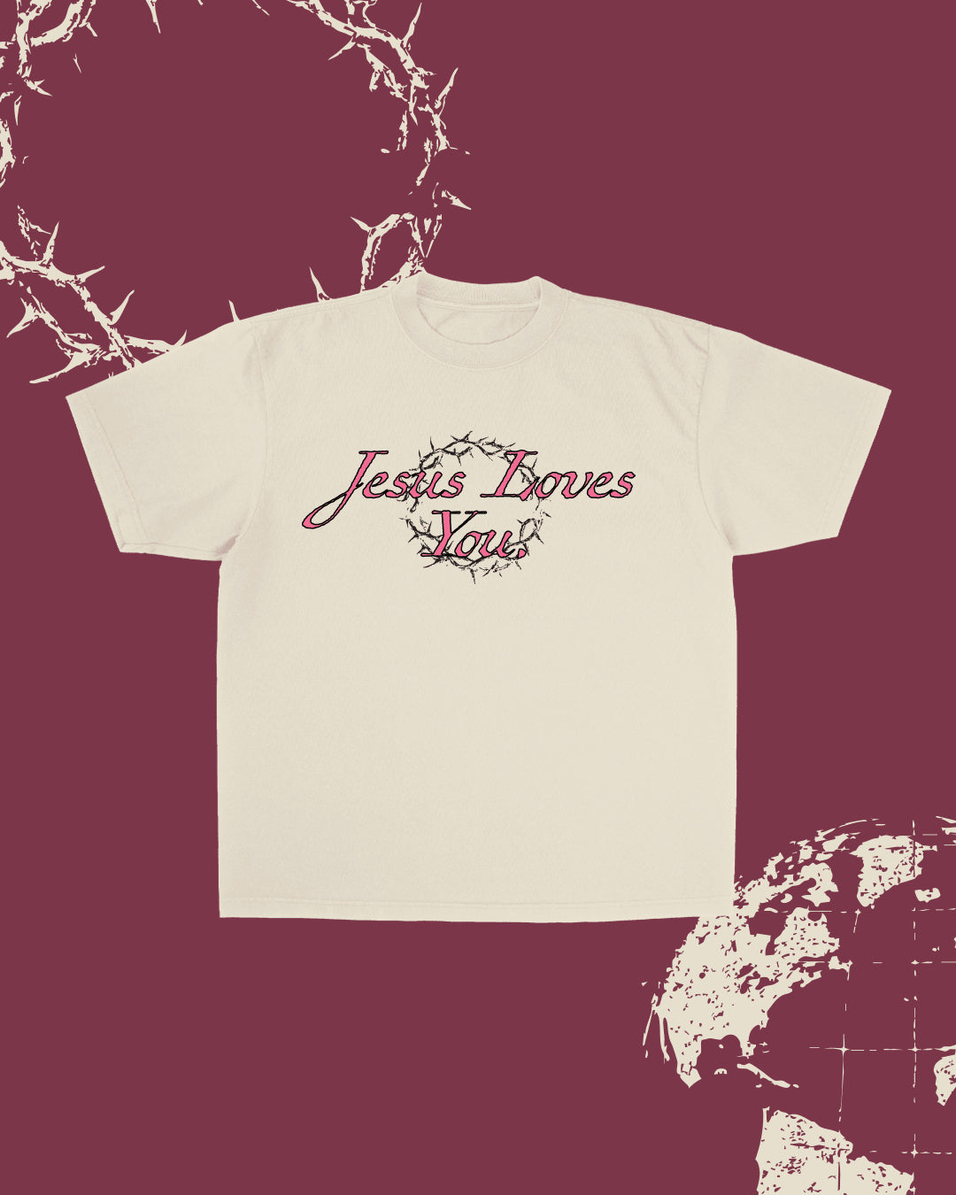 NEW || "Take Heart" Tee - SS T-Shirt | Jesus Loves You