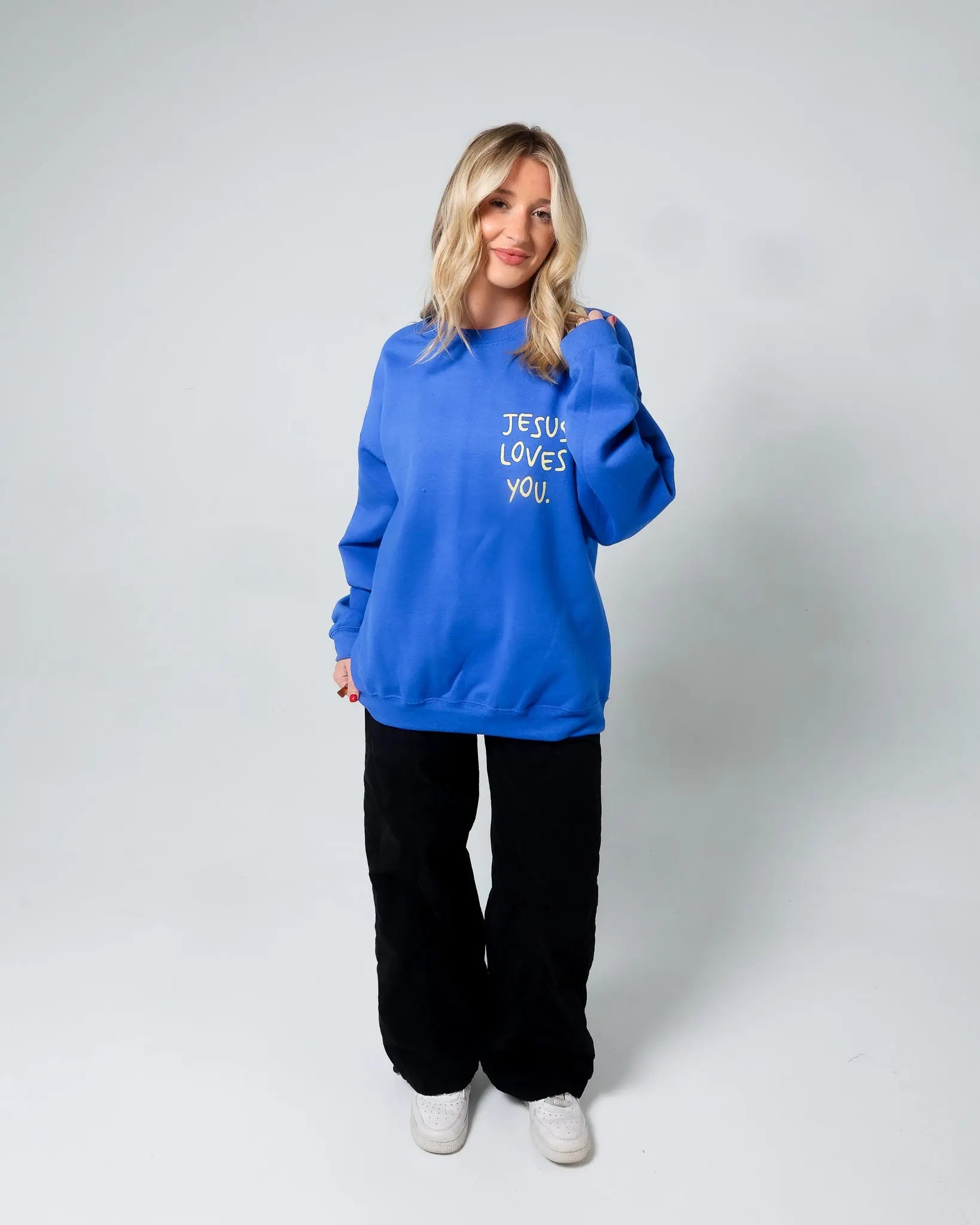 "No Mistake" Crewneck Sweatshirt - | Jesus Loves You
