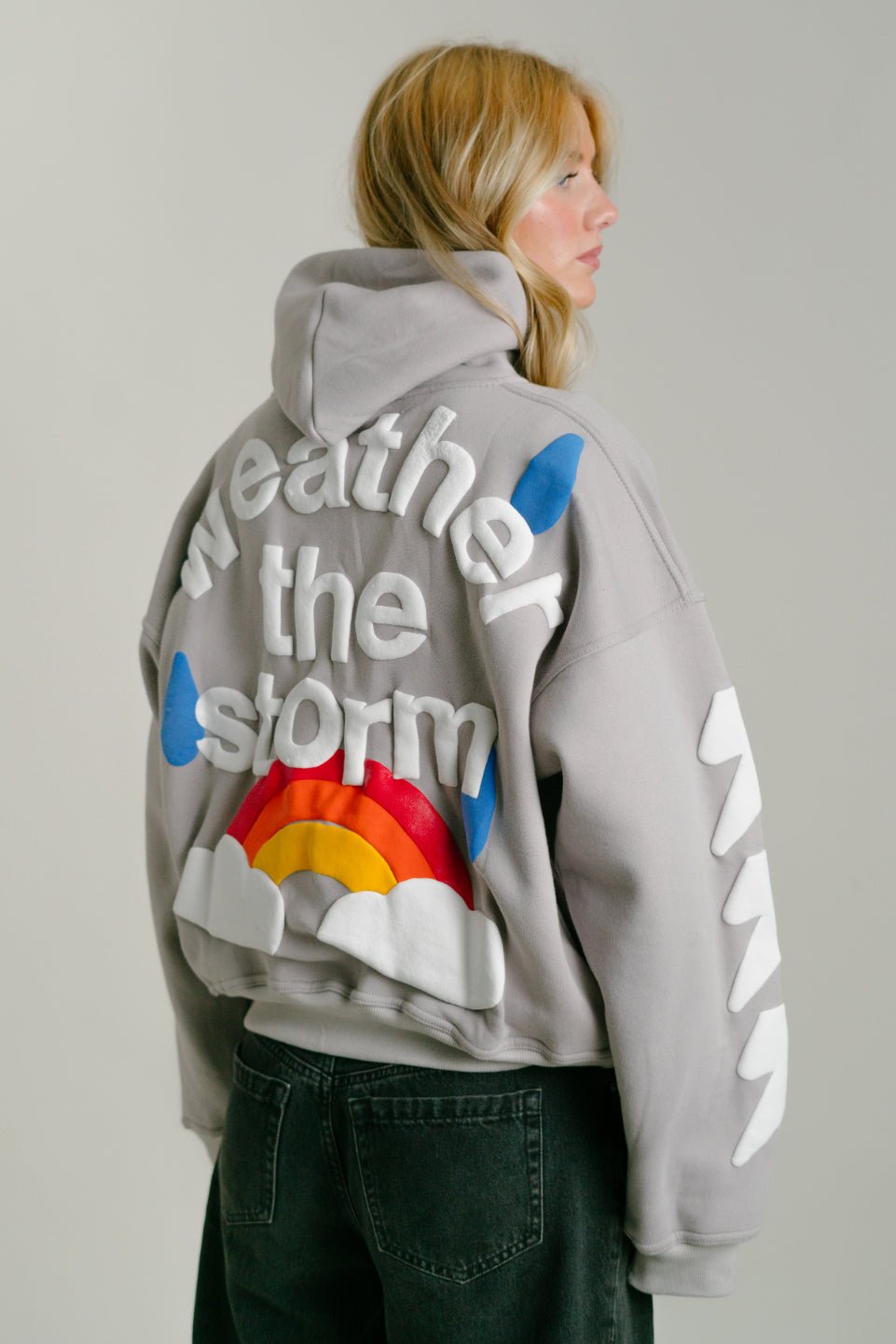 LUX || "Weather The Storm" Hoodie || 32 Oz. || Cropped Fit - | Jesus Loves You