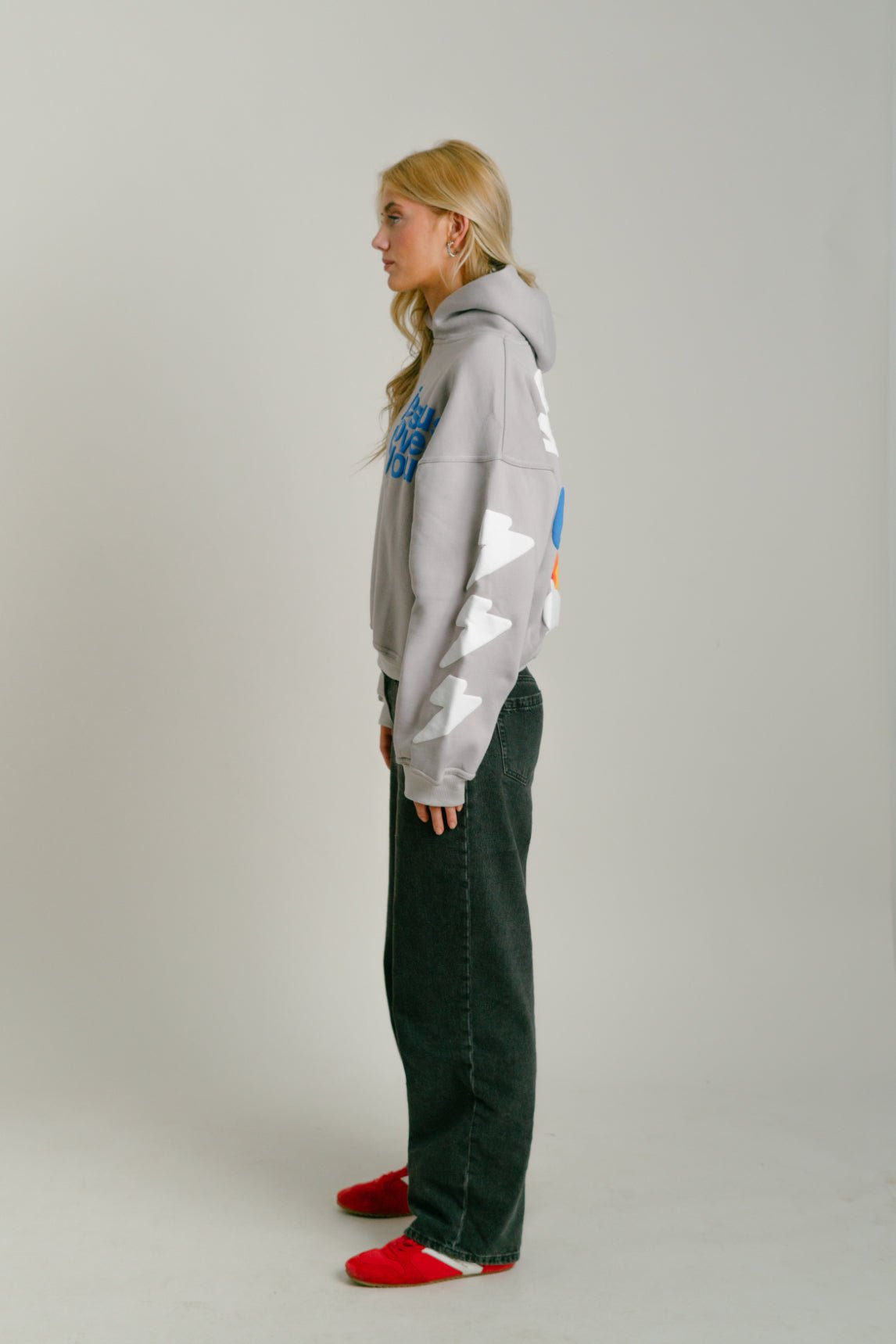 LUX || "Weather The Storm" Hoodie || 32 Oz. || Cropped Fit - | Jesus Loves You