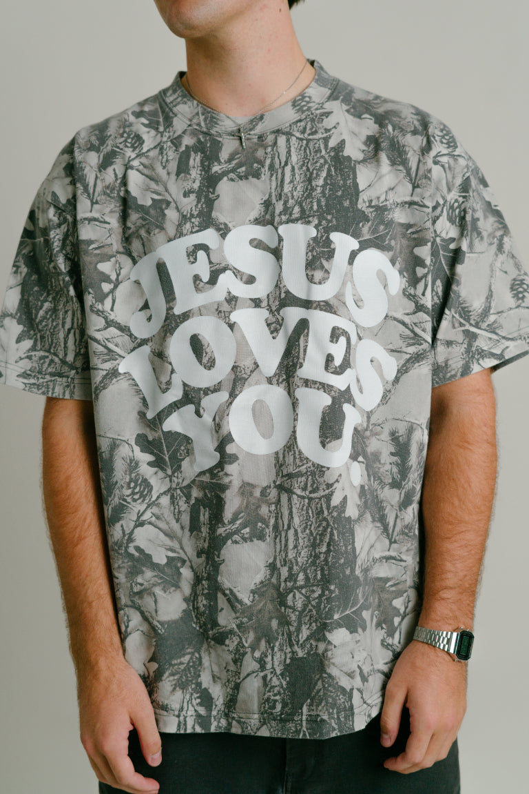 LMTD || Heavyweight "Midnight Oak" Camo Tee || Oversized JLY Limited