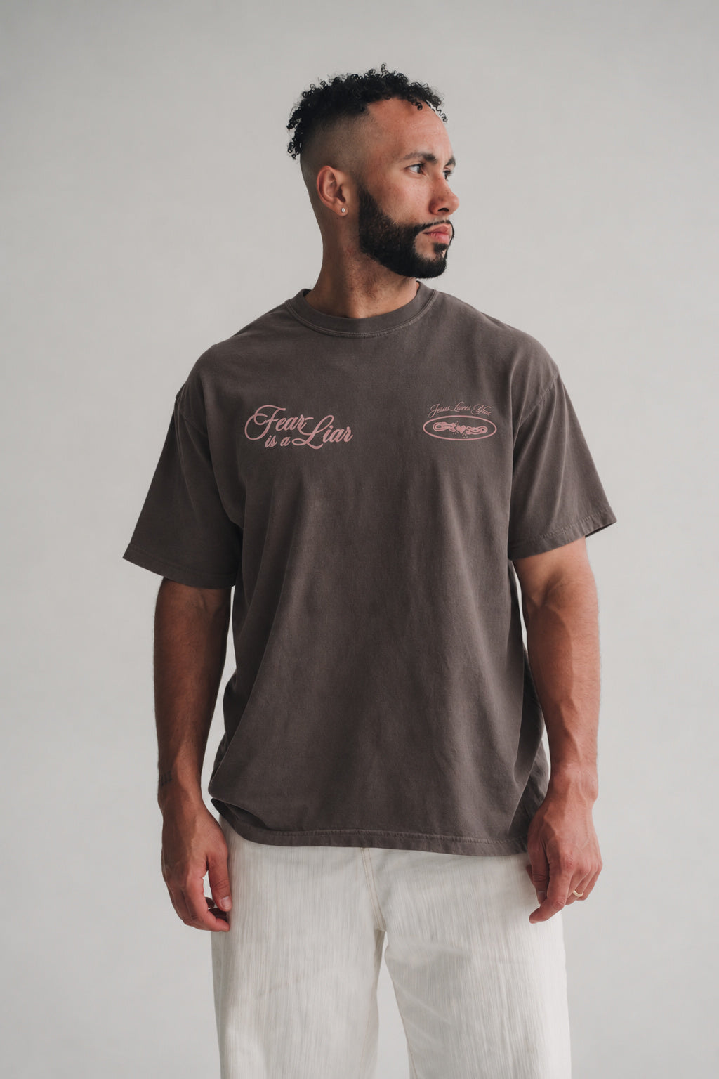 "Fear Is A Liar" Tee Jesus Loves You