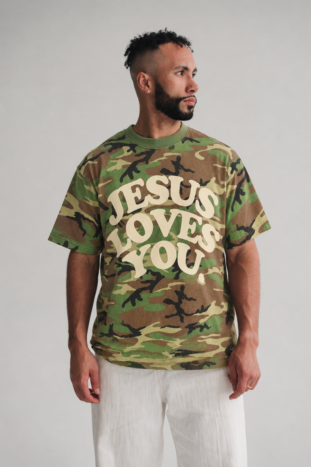 LMTD || Heavyweight Vintage Camo Tee || Oversized (Pre-order)