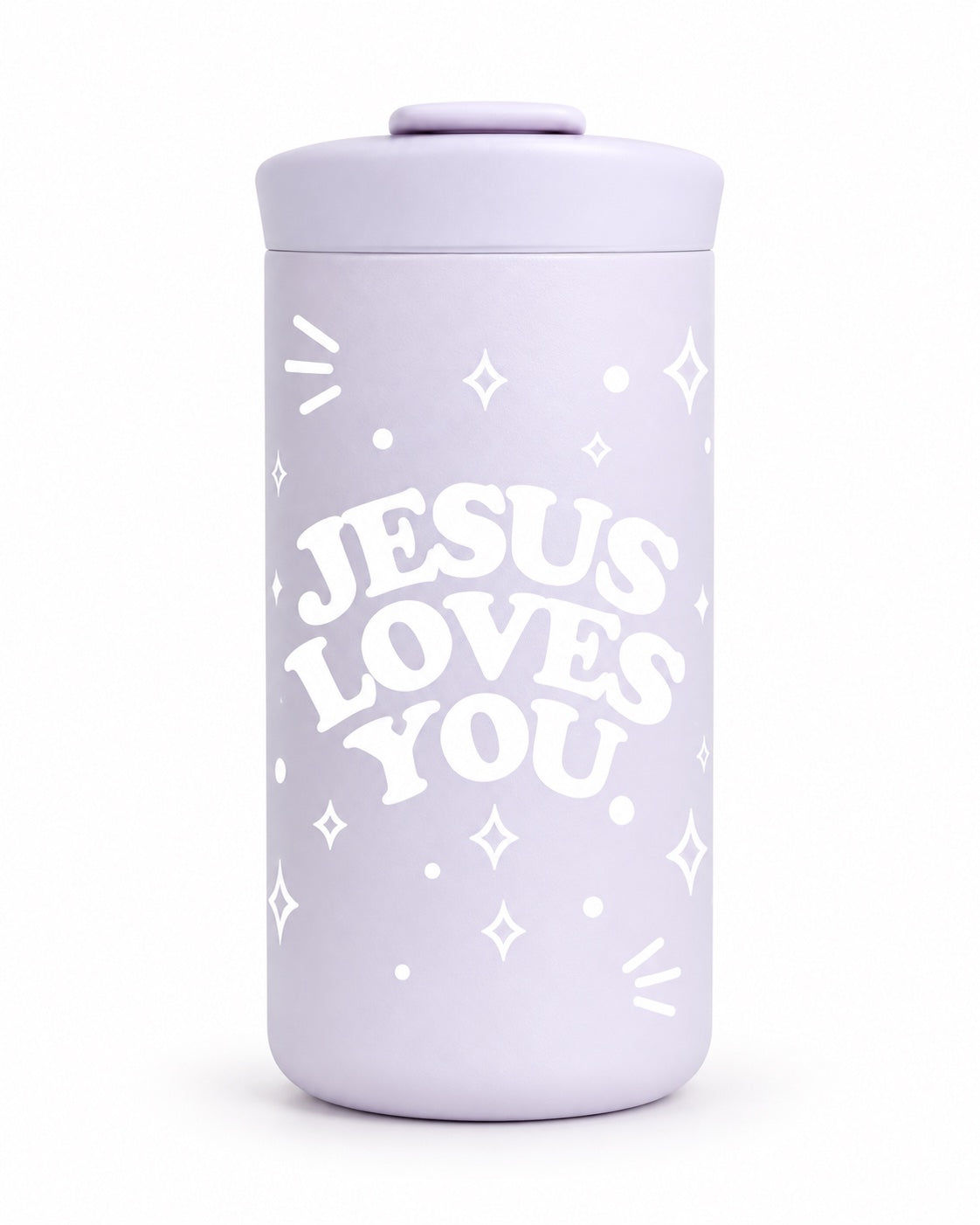 NEW || 12oz. Stainless Steel Tumbler Jesus Loves You