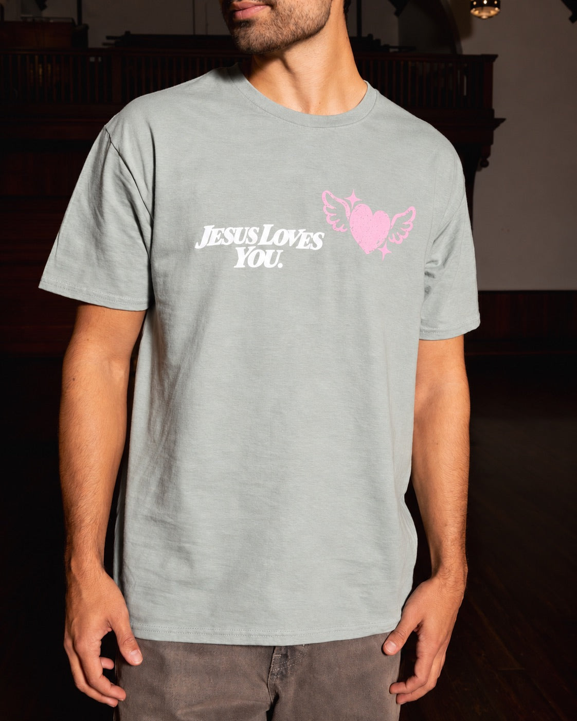 NEW || "Love Set Me Free" Comfort Colors Tee Jesus Loves You