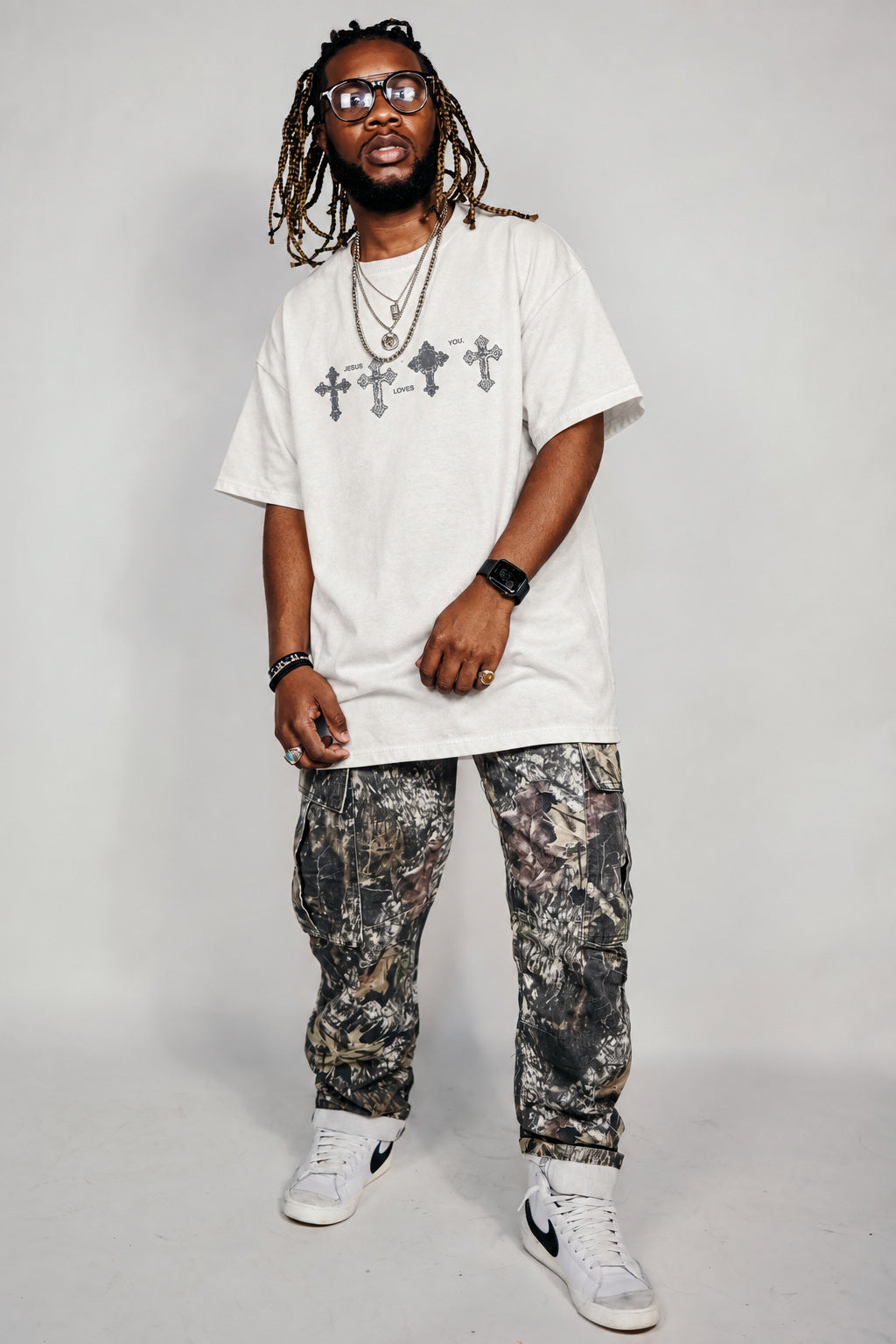 LMTD || "Galatians 6:14" || Heavyweight Oversized Tee JLY Limited