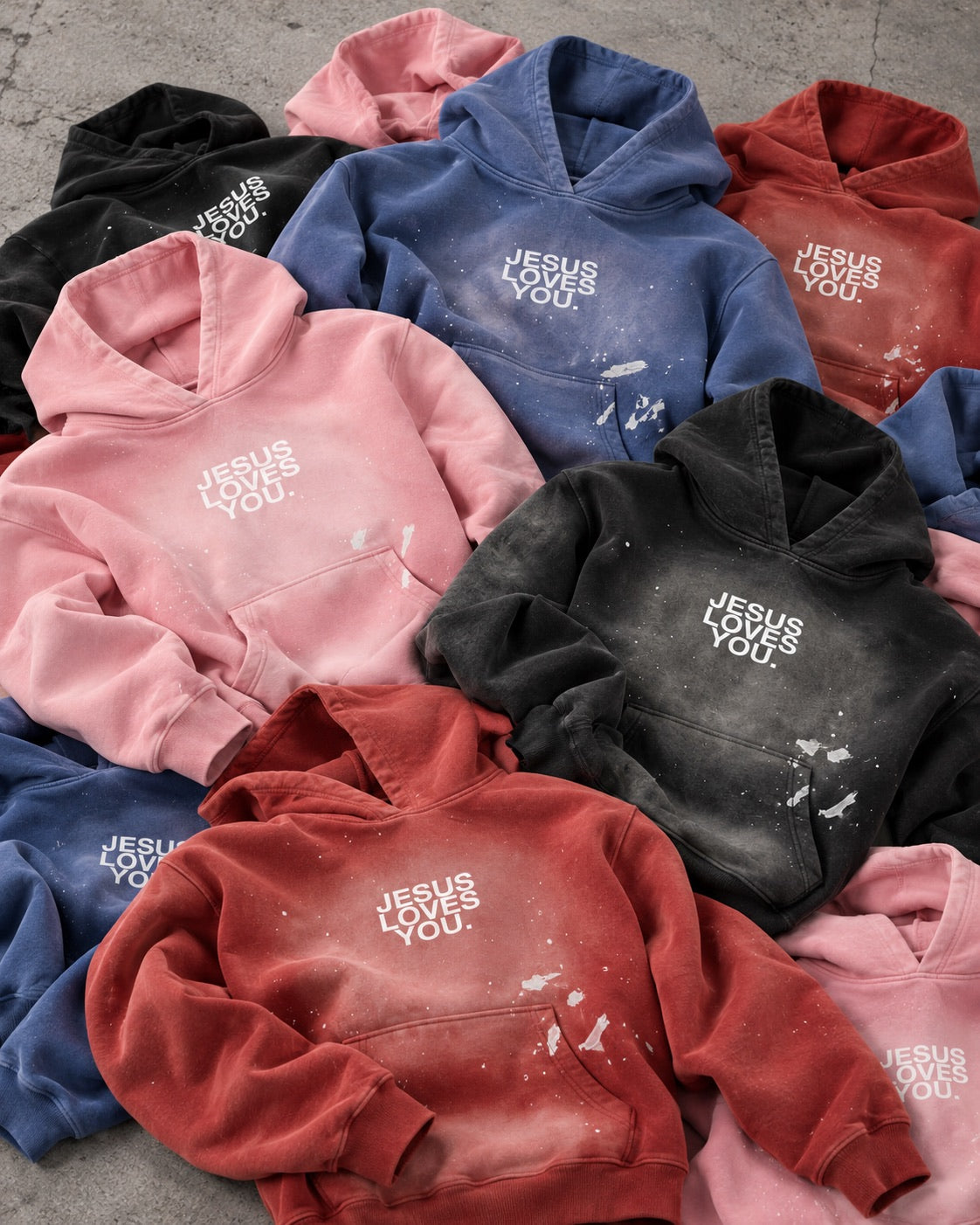 LMTD || Paint Heavyweight Logo Hoodies || 14oz. (Pre-order)