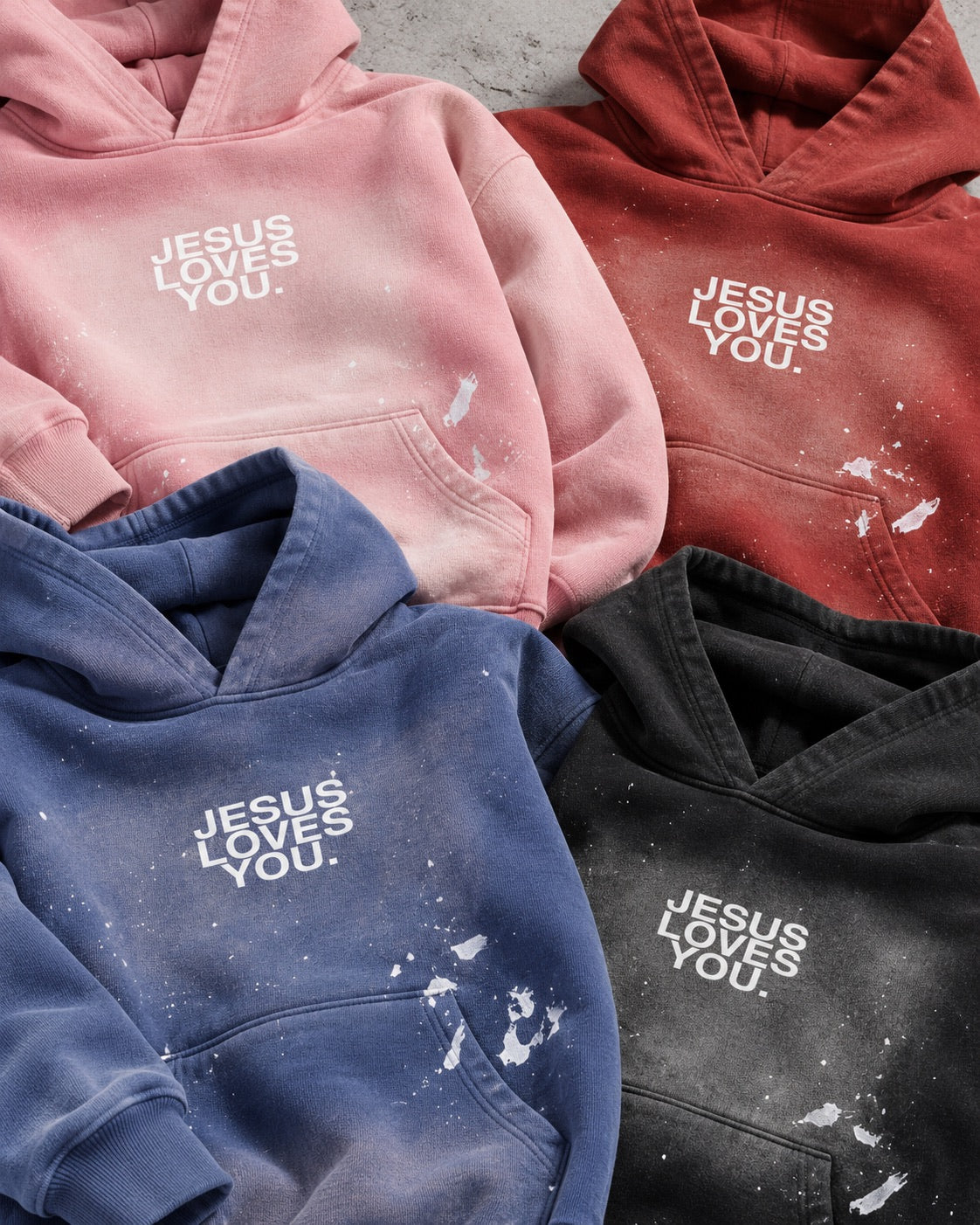 LMTD || Paint Heavyweight Logo Hoodies || 14oz. (Pre-order)