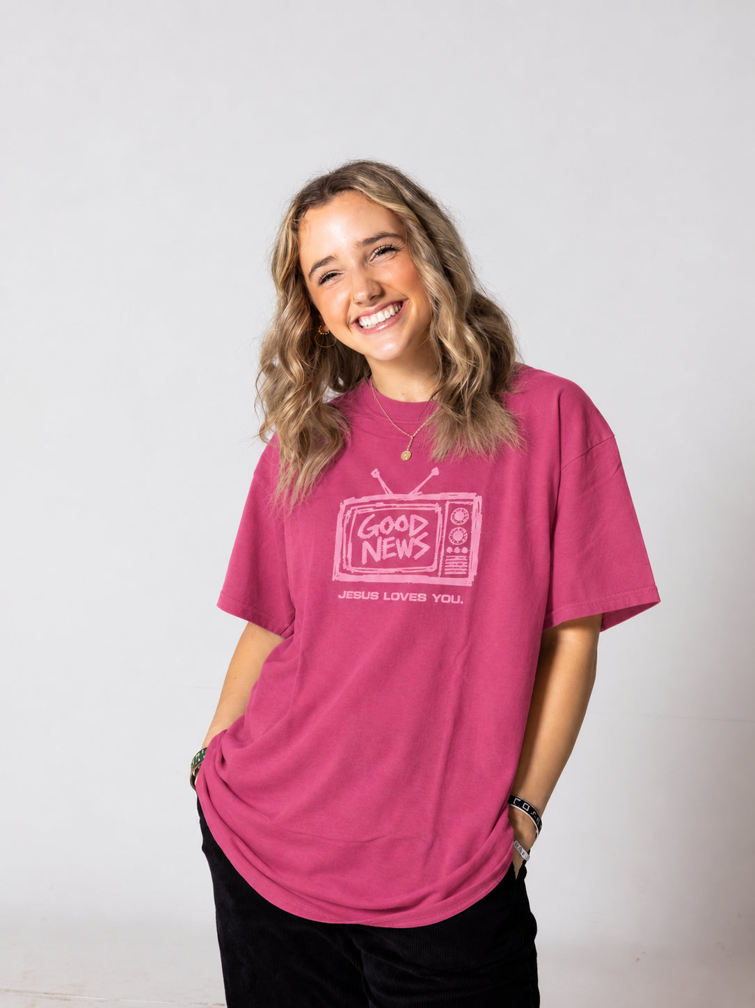 New || "Good News" Tee
