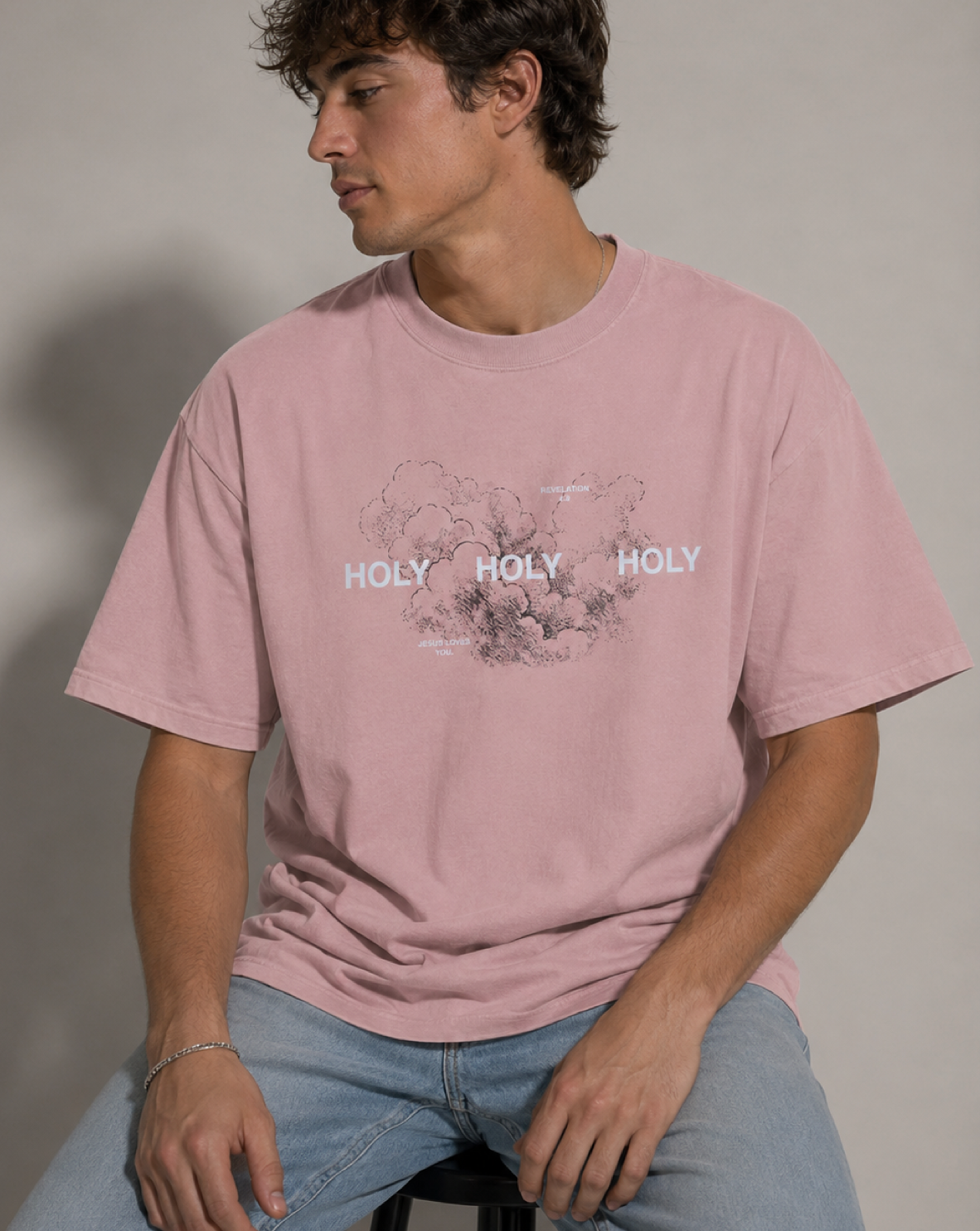 "Holy Holy Holy" Tee Jesus Loves You