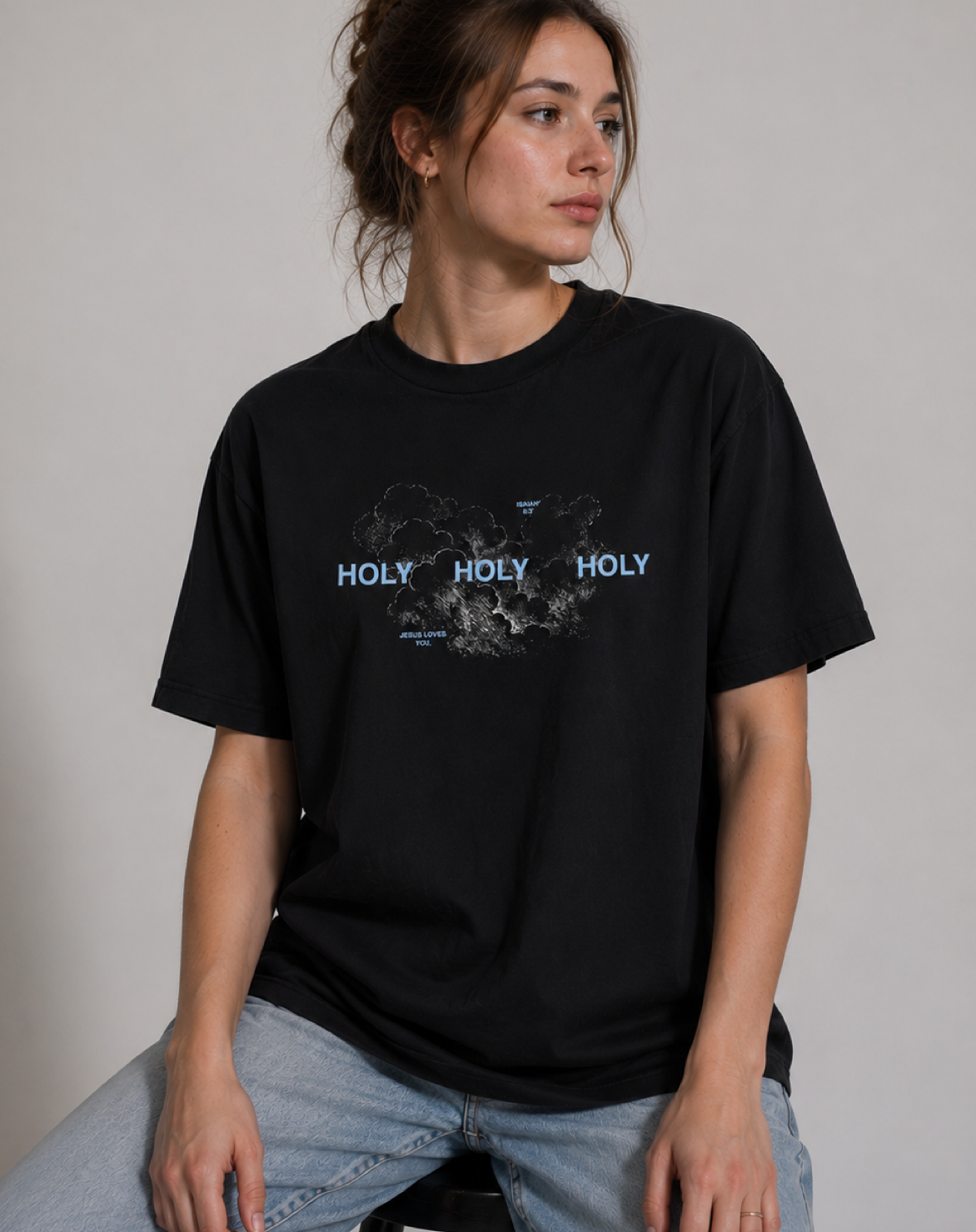 "Holy Holy Holy" Tee Jesus Loves You