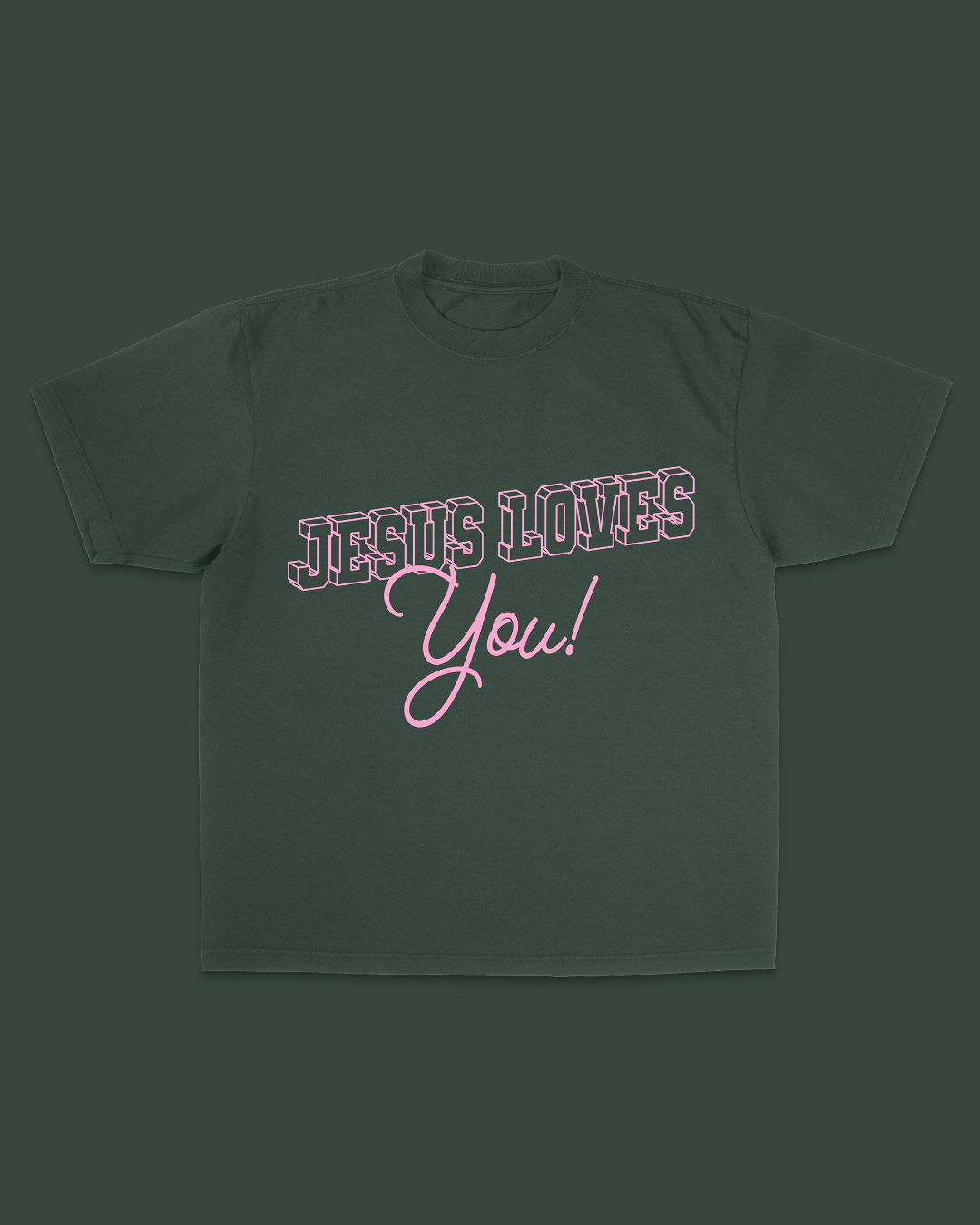 "Endless Love" Tee || Dark Green