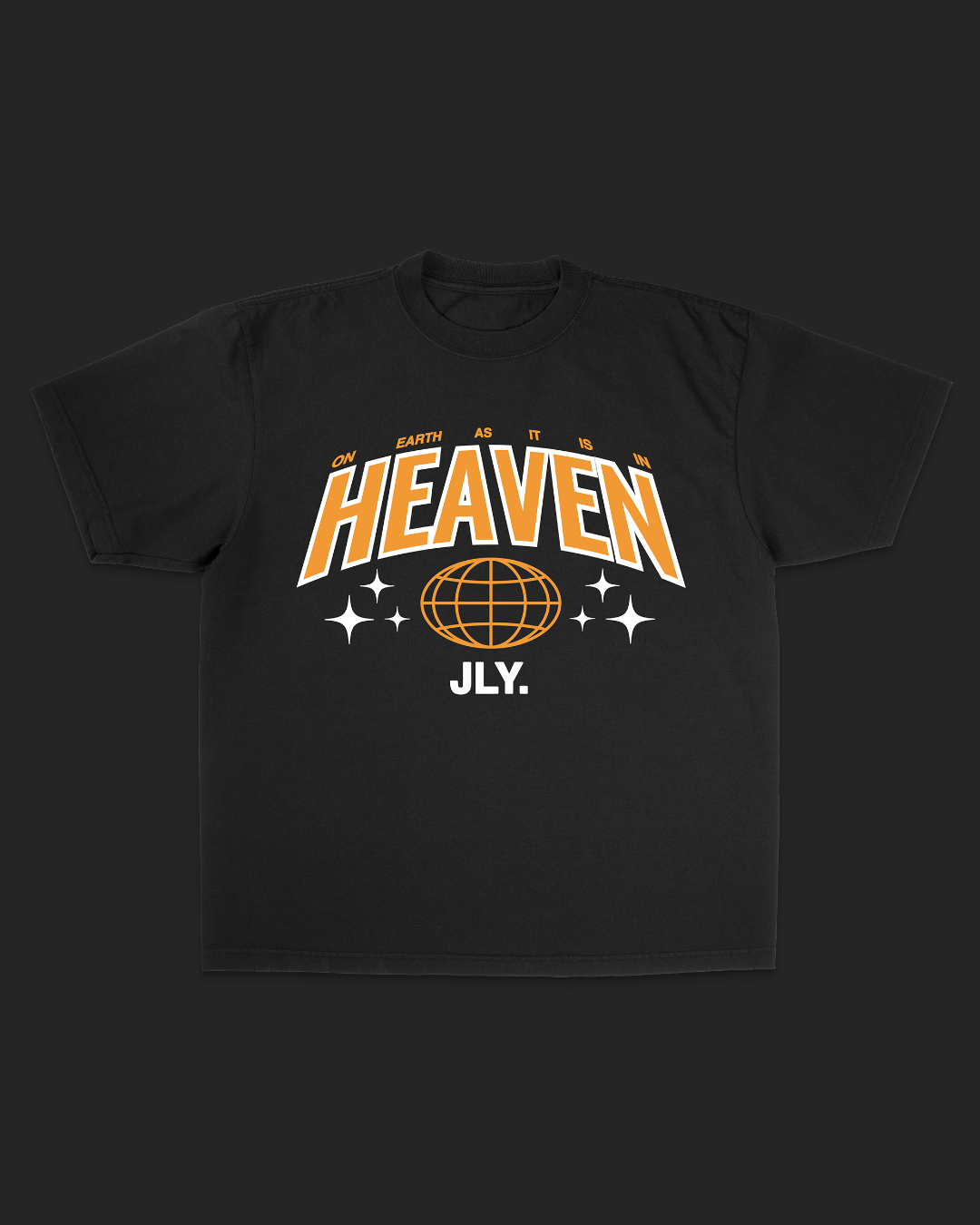 "Heaven On Earth" Tee || Black