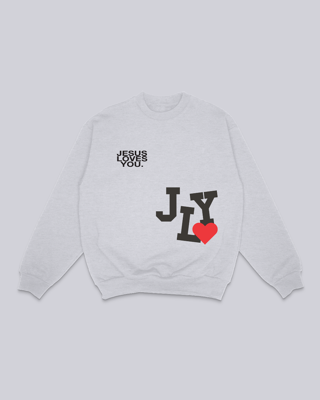 "JLY University" Crewneck || Gray