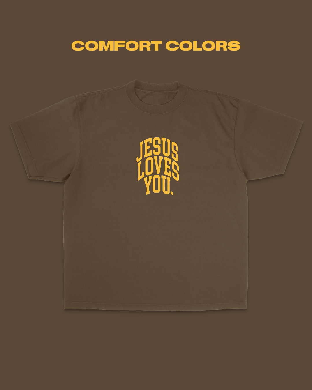 "University Logo" Comfort Colors Tee || Espresso