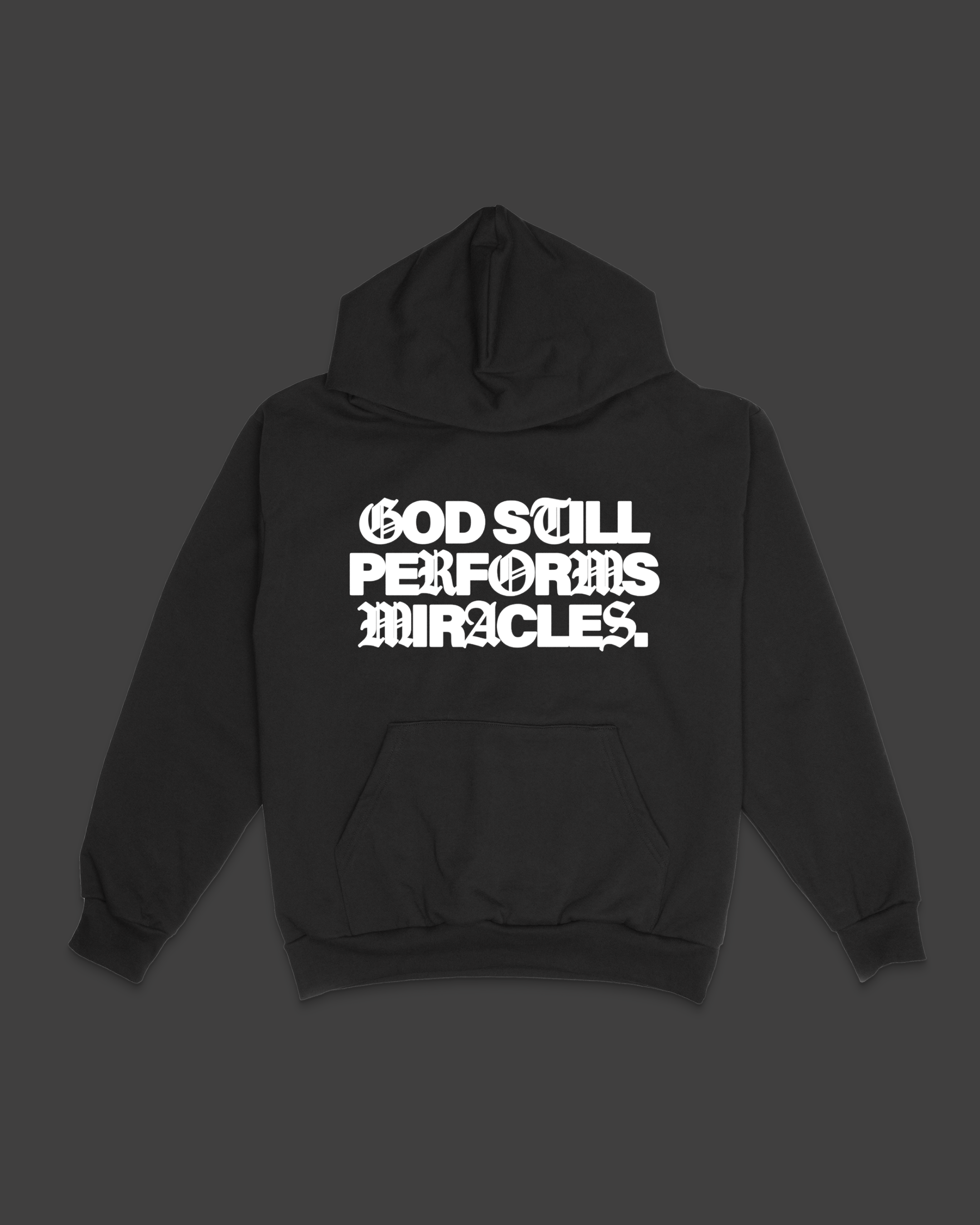 NEW || "Miracles" Hoodie || Black/White (Pre-Order)