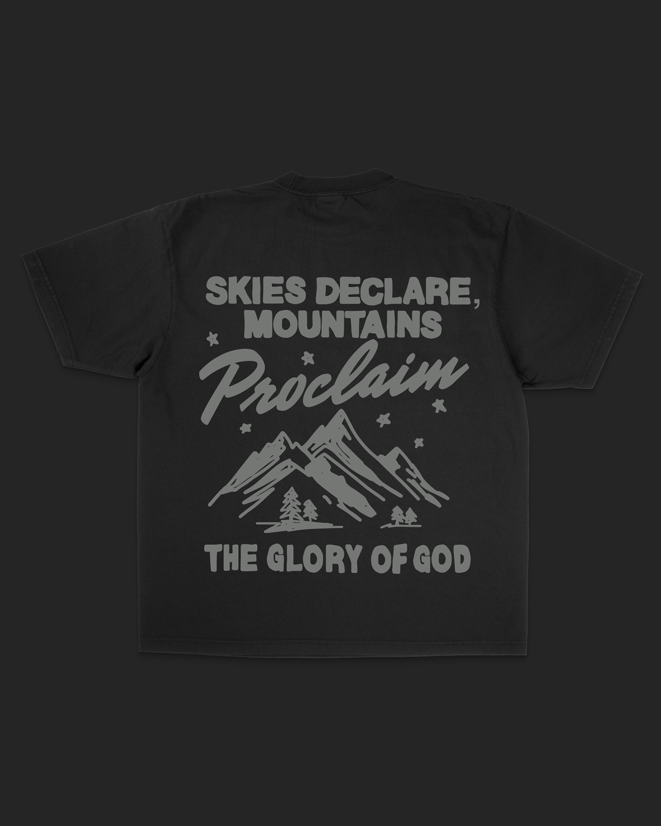 "Glory Of God" Tee || Black