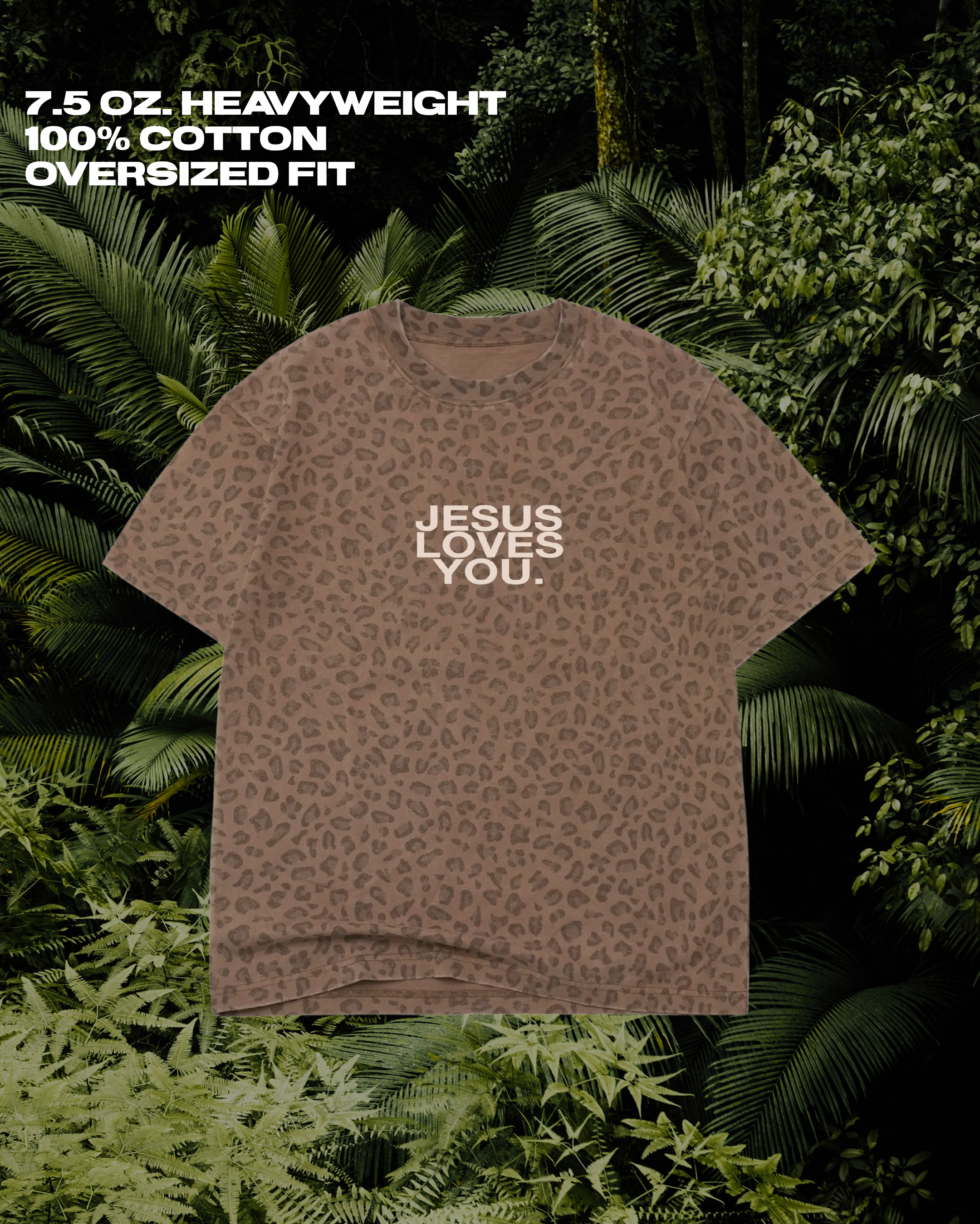 LMTD || 7.5 Oz. Heavyweight "Leopard" Tee || {Pre-Order}